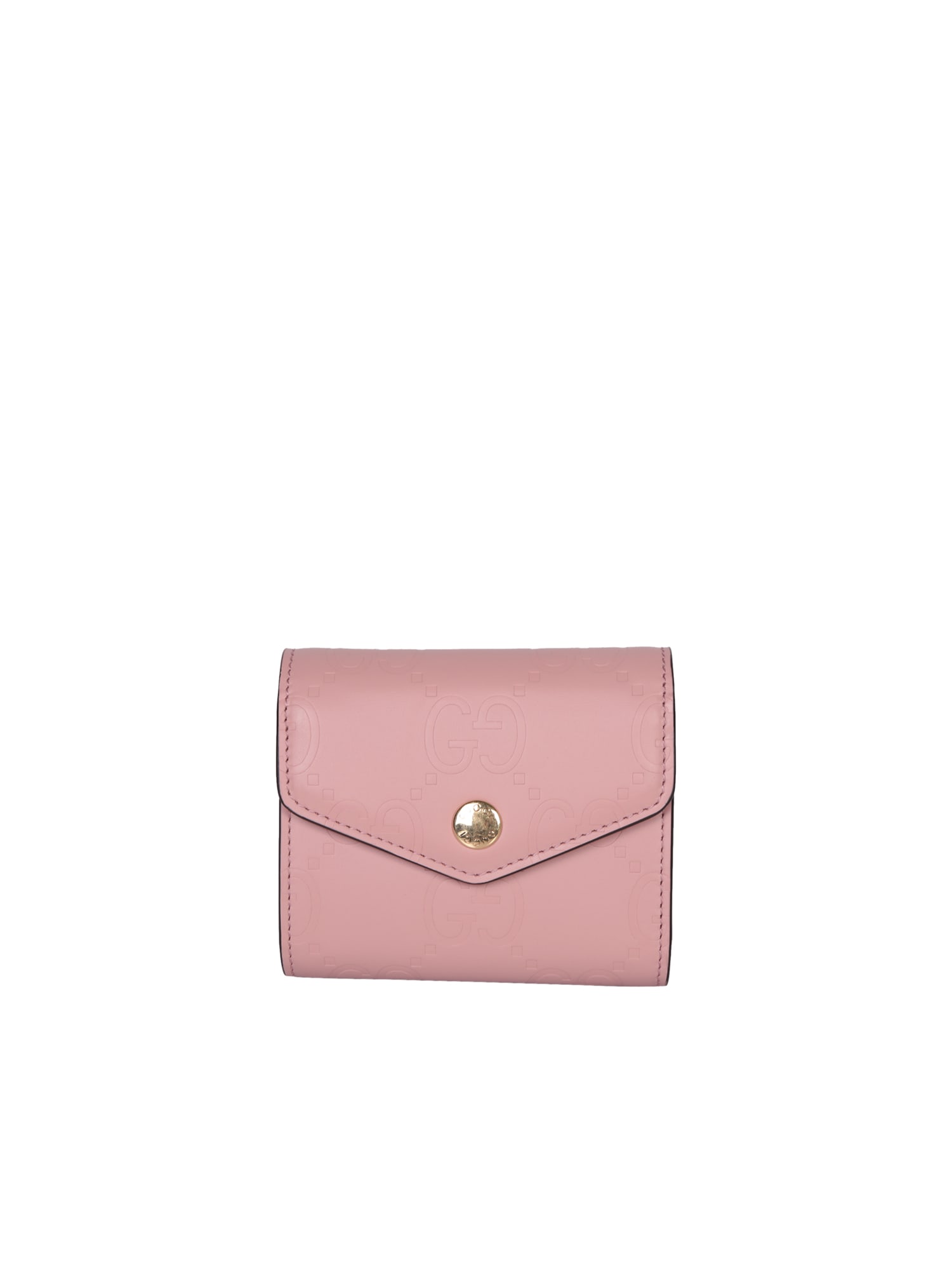 Shop Gucci Gilbert Monogram Tonal Pink Wallet