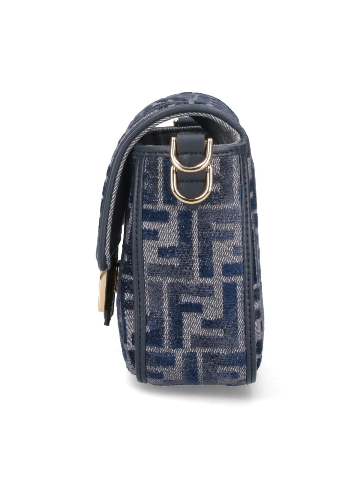 Shop Fendi Baguette Crossbody Bag In Multicolour