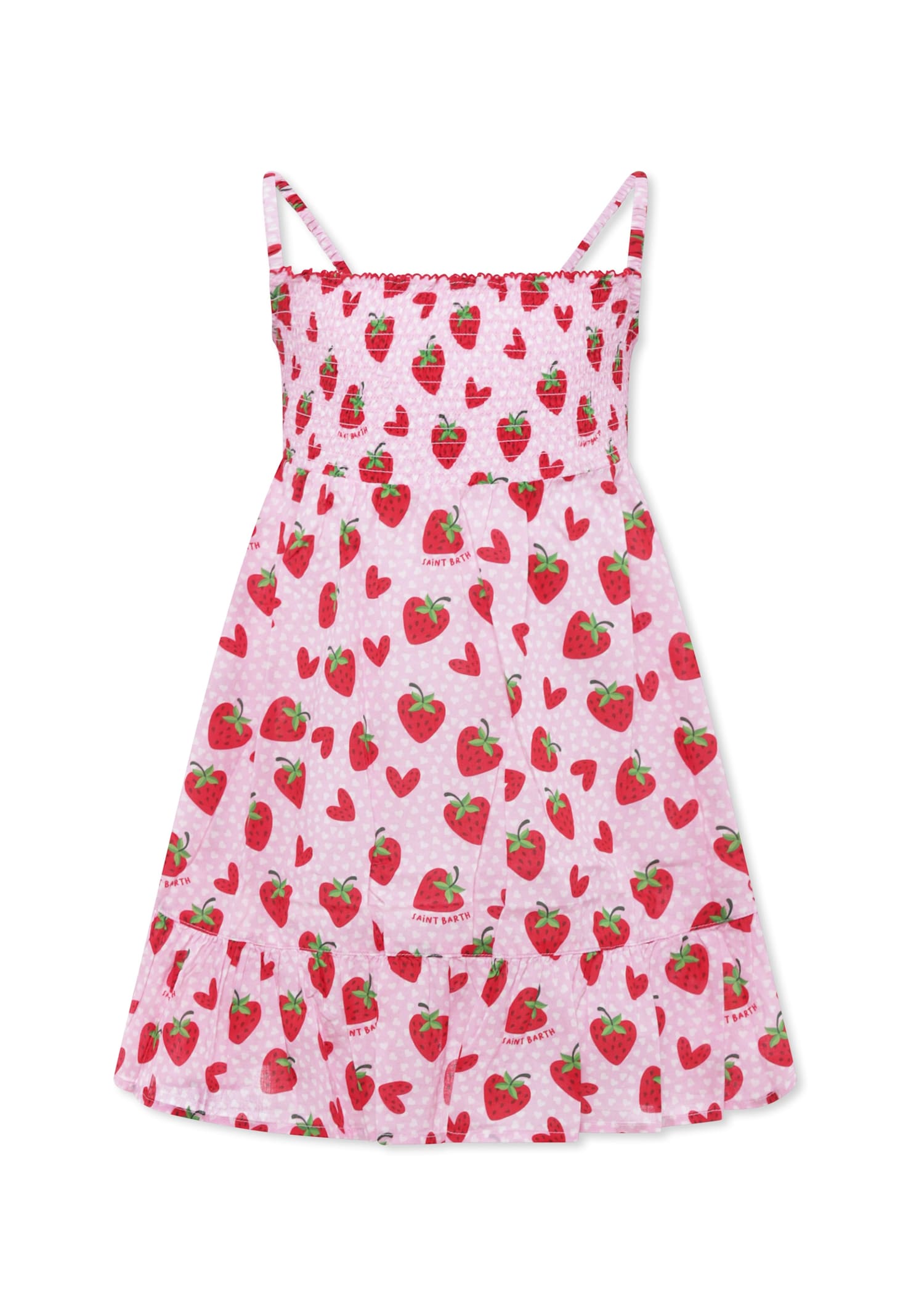 Mc2 Saint Barth Cotton Dress In Pink