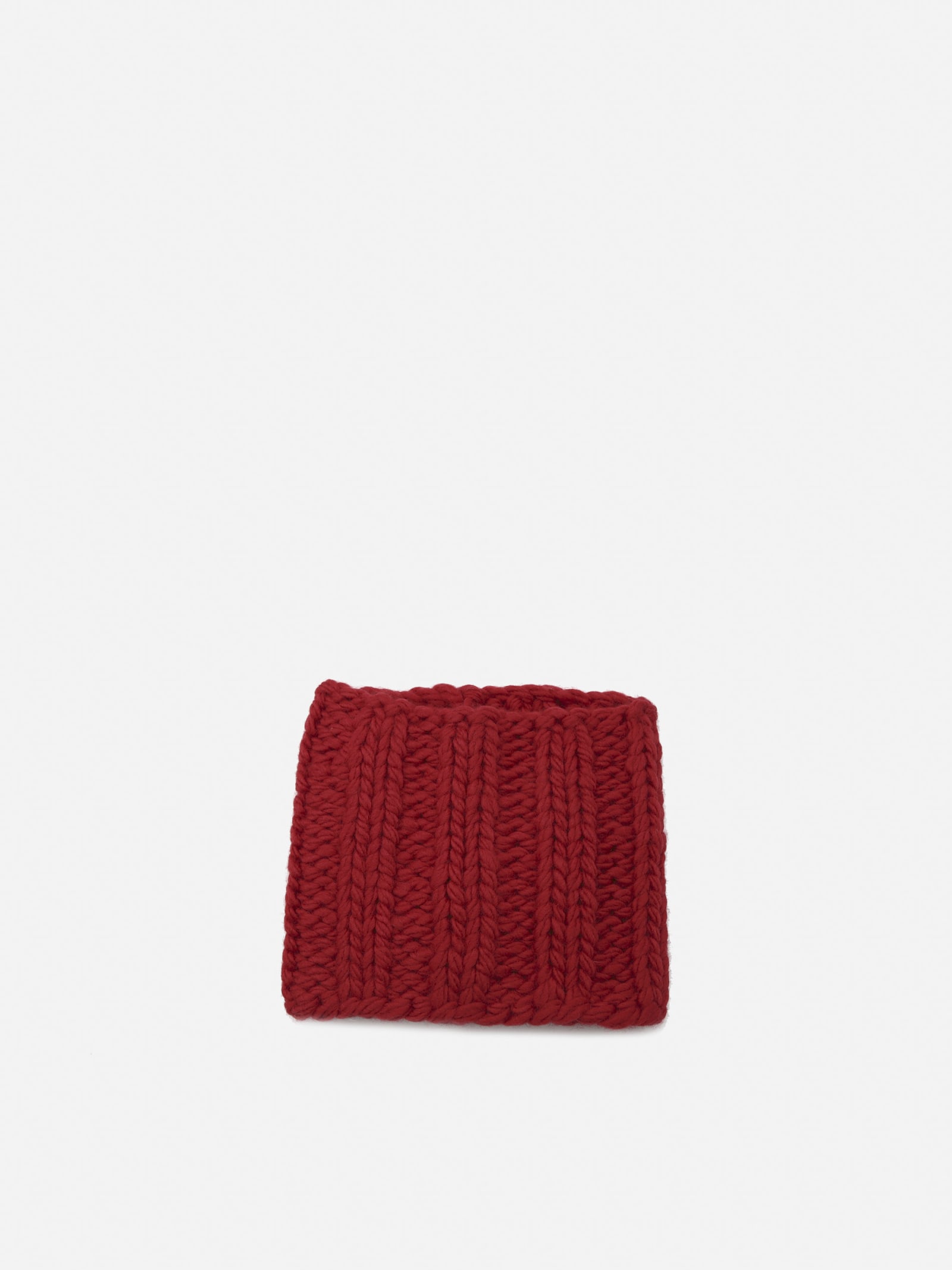 J.W. Anderson Red Knit Neck Warmer