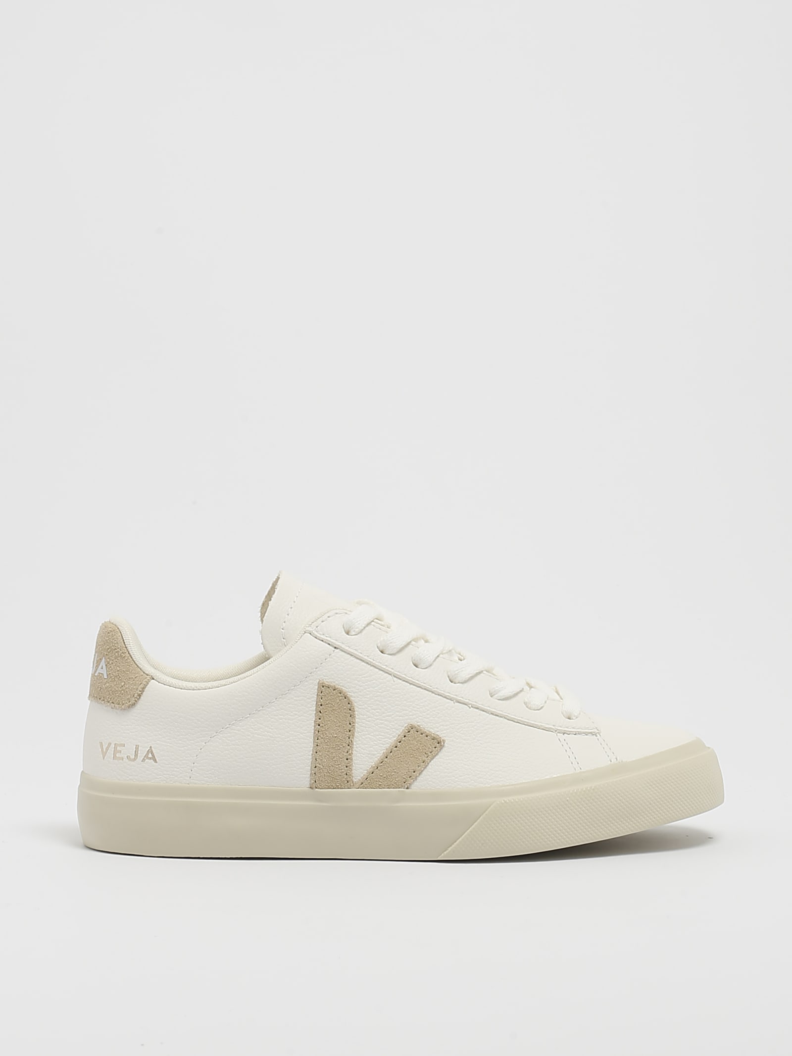 Veja Volley Sneakers In White Suede And Leather In White