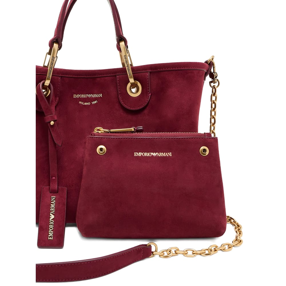 Emporio Armani Dolce & Gabbana Silk Rigato Shirt In Red