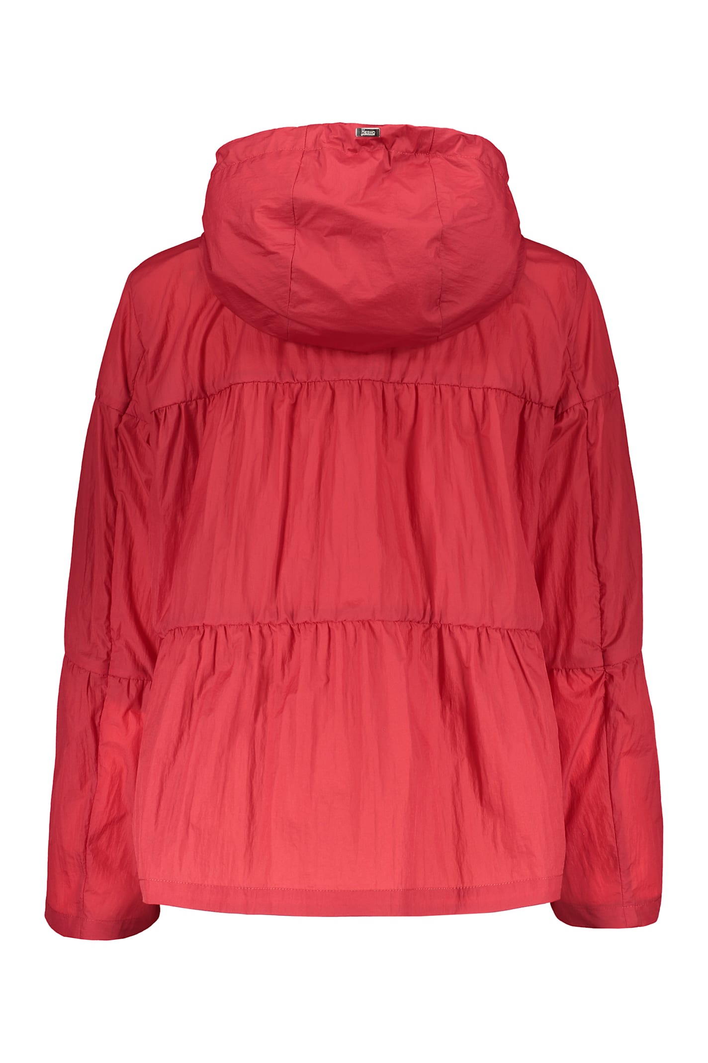 Herno Techno Fabric Jacket In Red