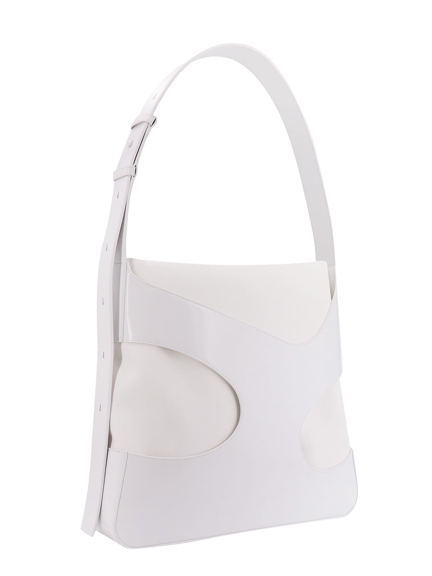 Shop Ferragamo Shoulder Bag In White