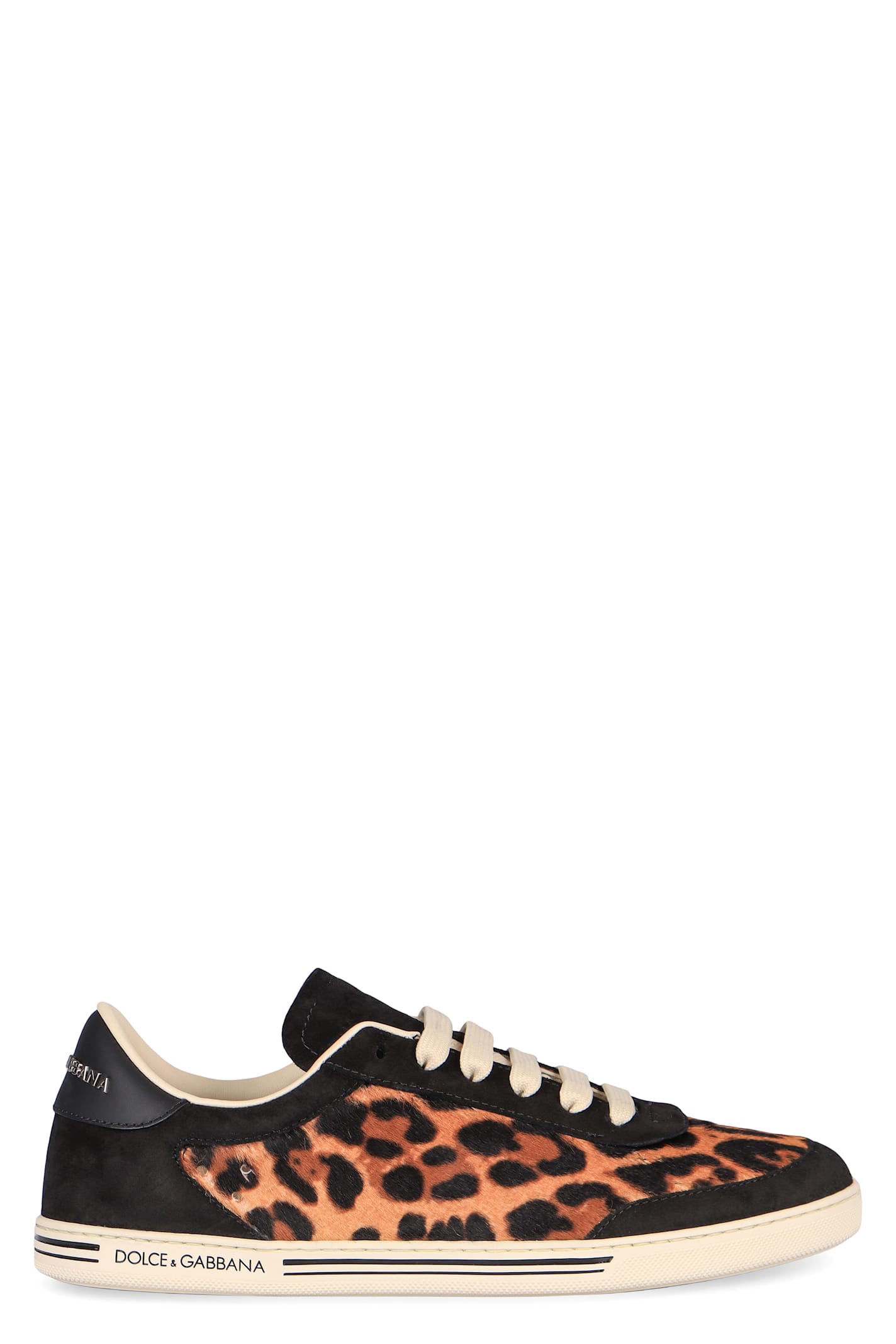 Dolce & Gabbana Sneakers Low-top Saint Tropez Light In Animal Print