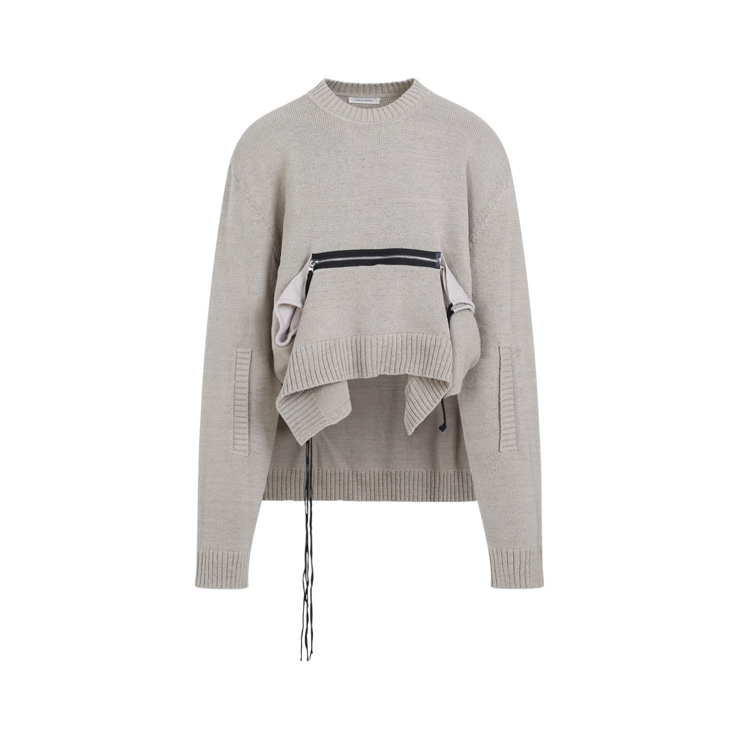 Shop Craig Green Zip Pocket Jumper In Beige