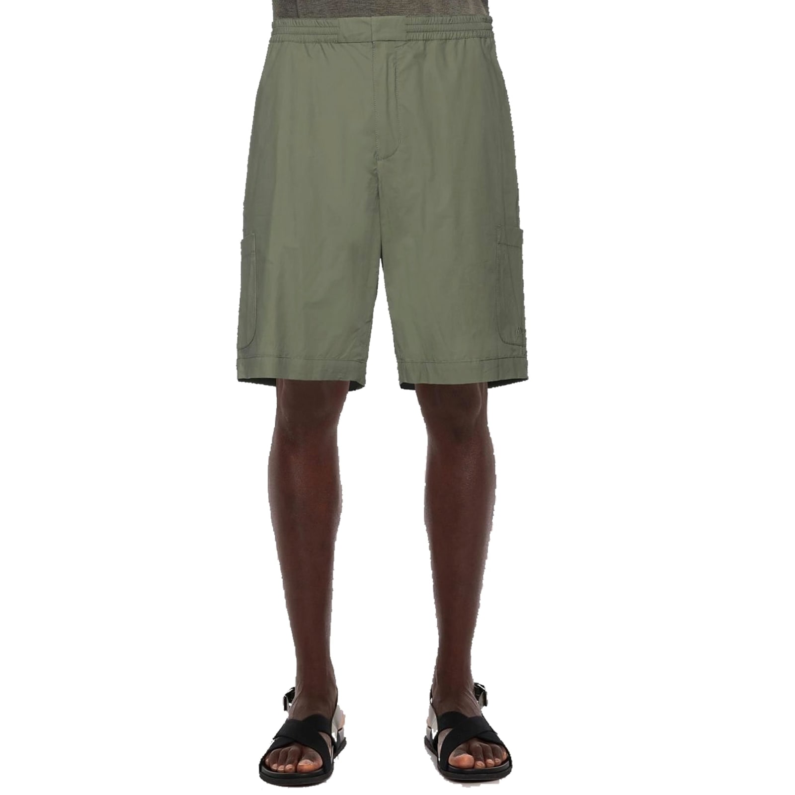 Ambush Drawstring Knee-length Shorts In Green
