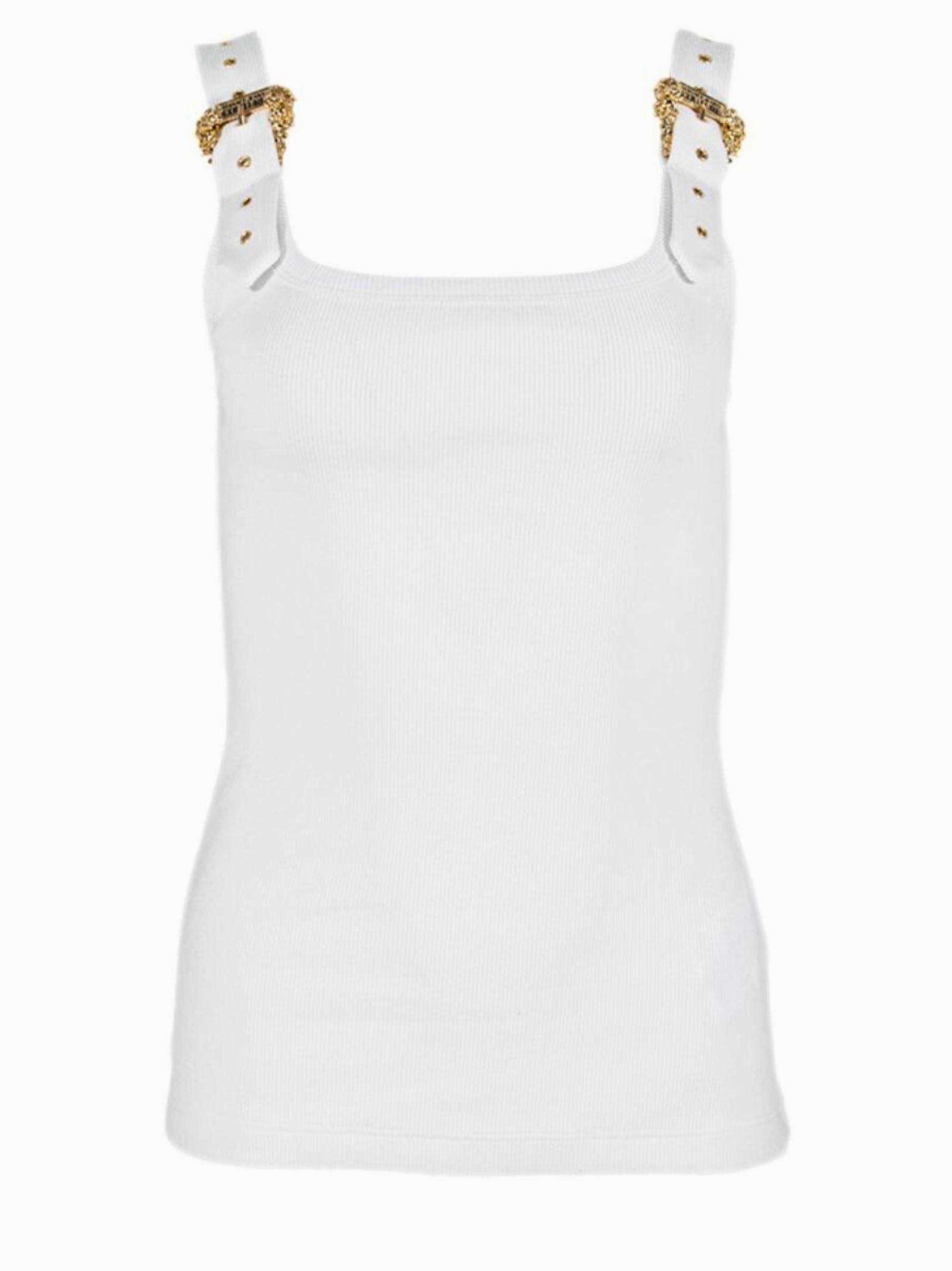 Shop Versace Jeans Couture Top White