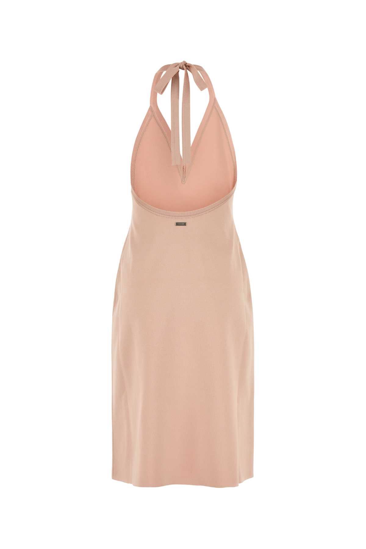 Ferragamo Abito In Misto Viscosa Stretch Rosa  Donna In Ballet