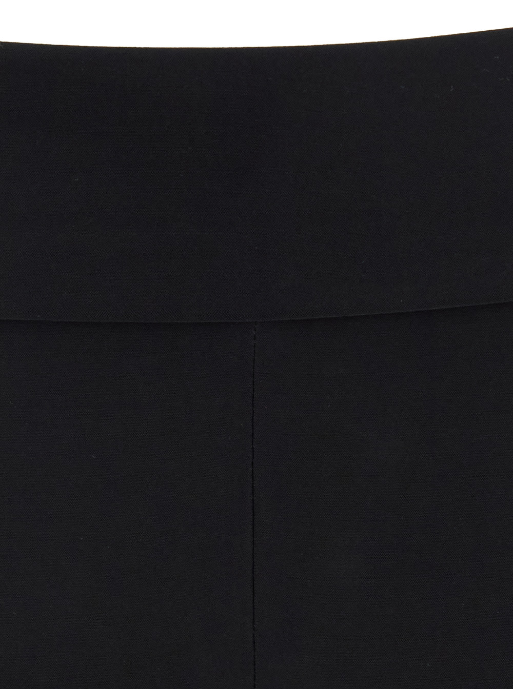 NORMA KAMALI BLACK PANTS WITH ELASTIC WAIST IN TECH FABRIC WOMAN