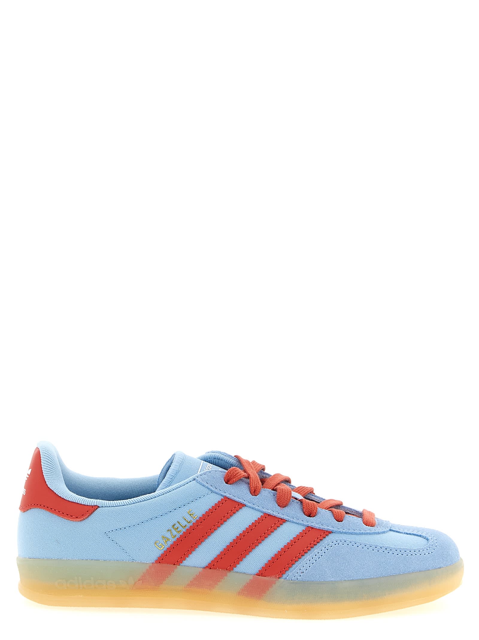 Adidas Originals Gazelle Indoor Sneakers In Blue