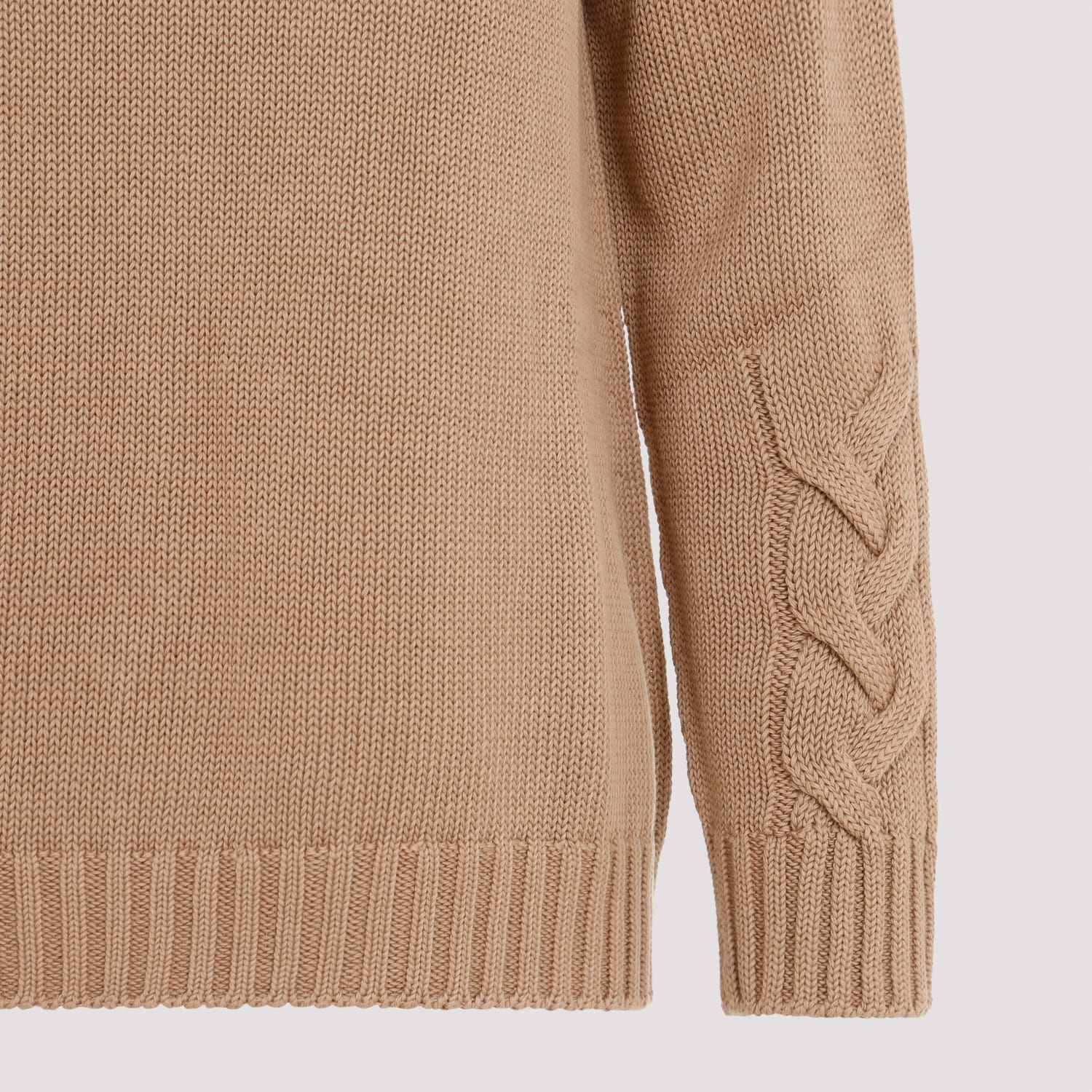 Shop 's Max Mara Harald Knit Sweater In Camel