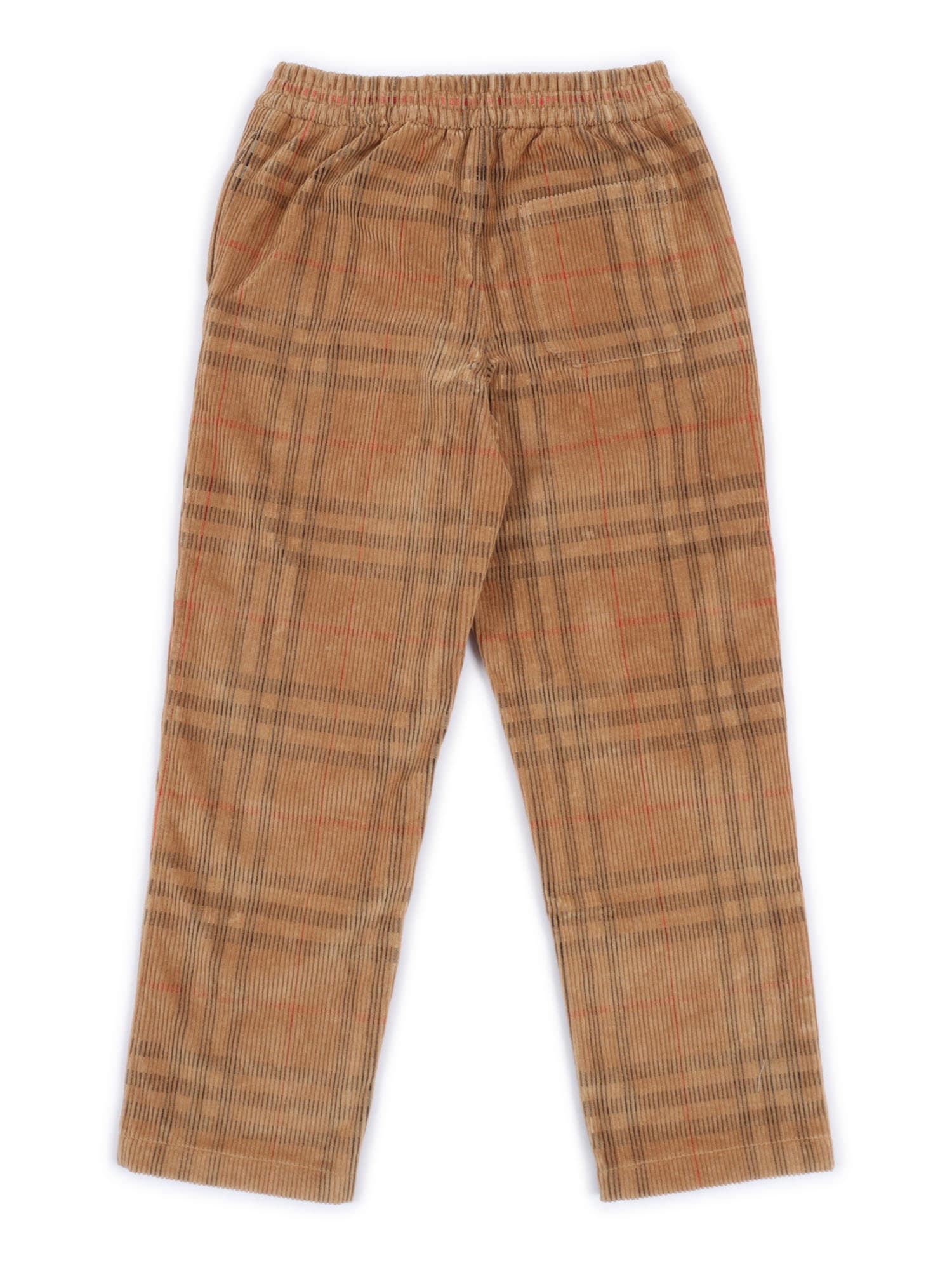Burberry Kid Boy Casl Trsrs In Brown