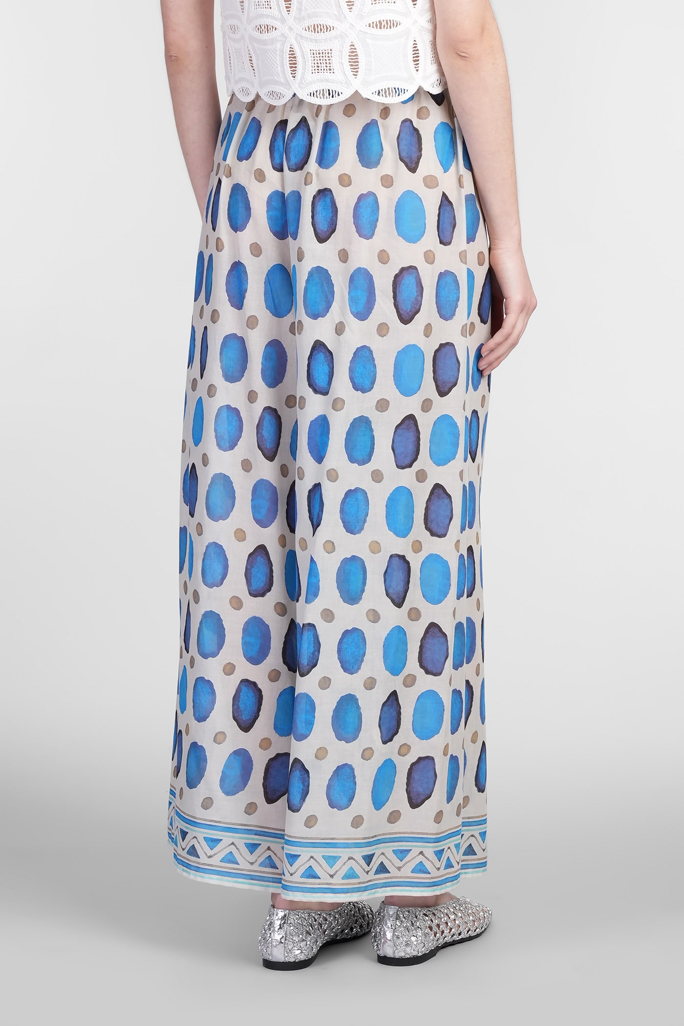 Holy Caftan Pan Pants In Grey Cotton