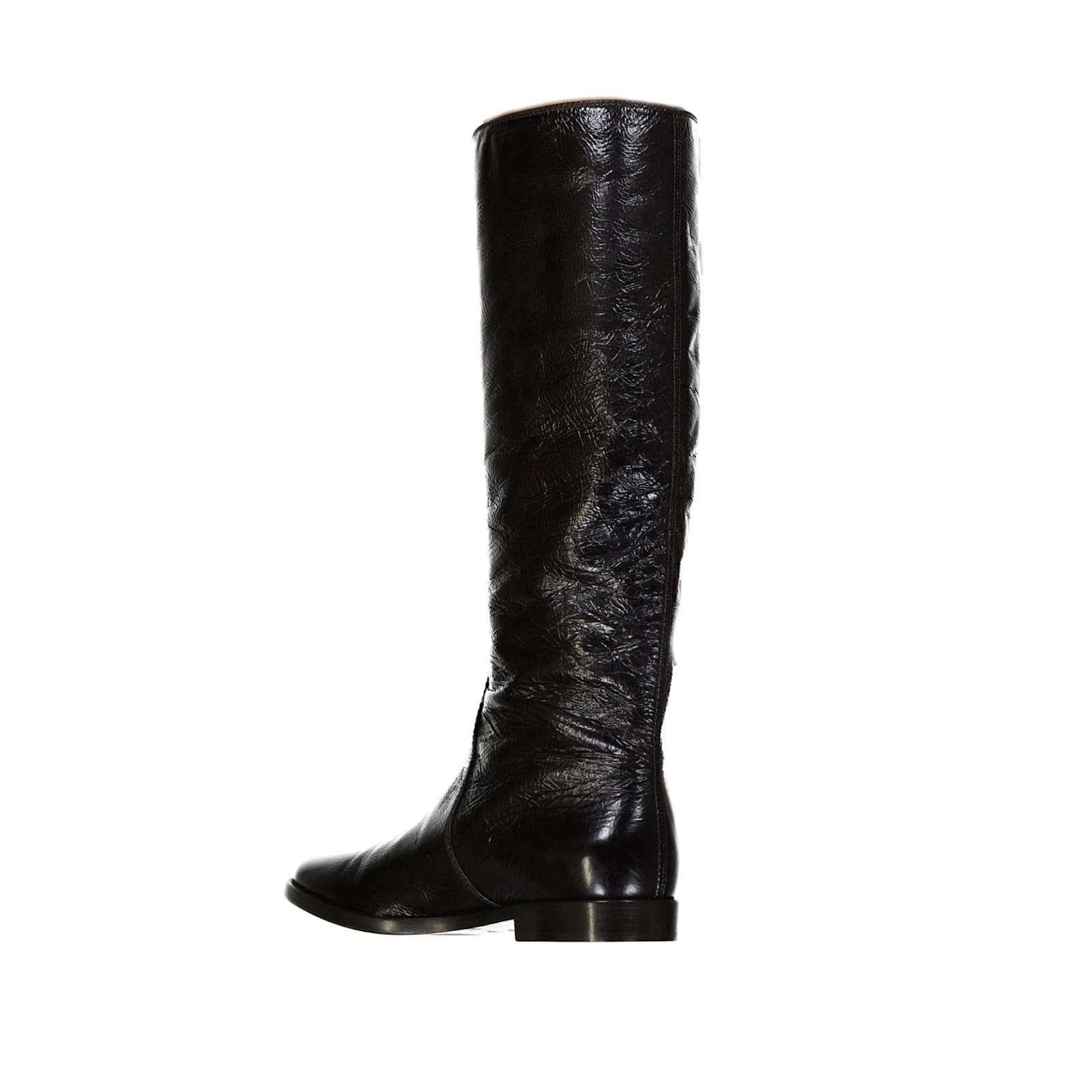 Sergio Rossi Leather Boots In Black