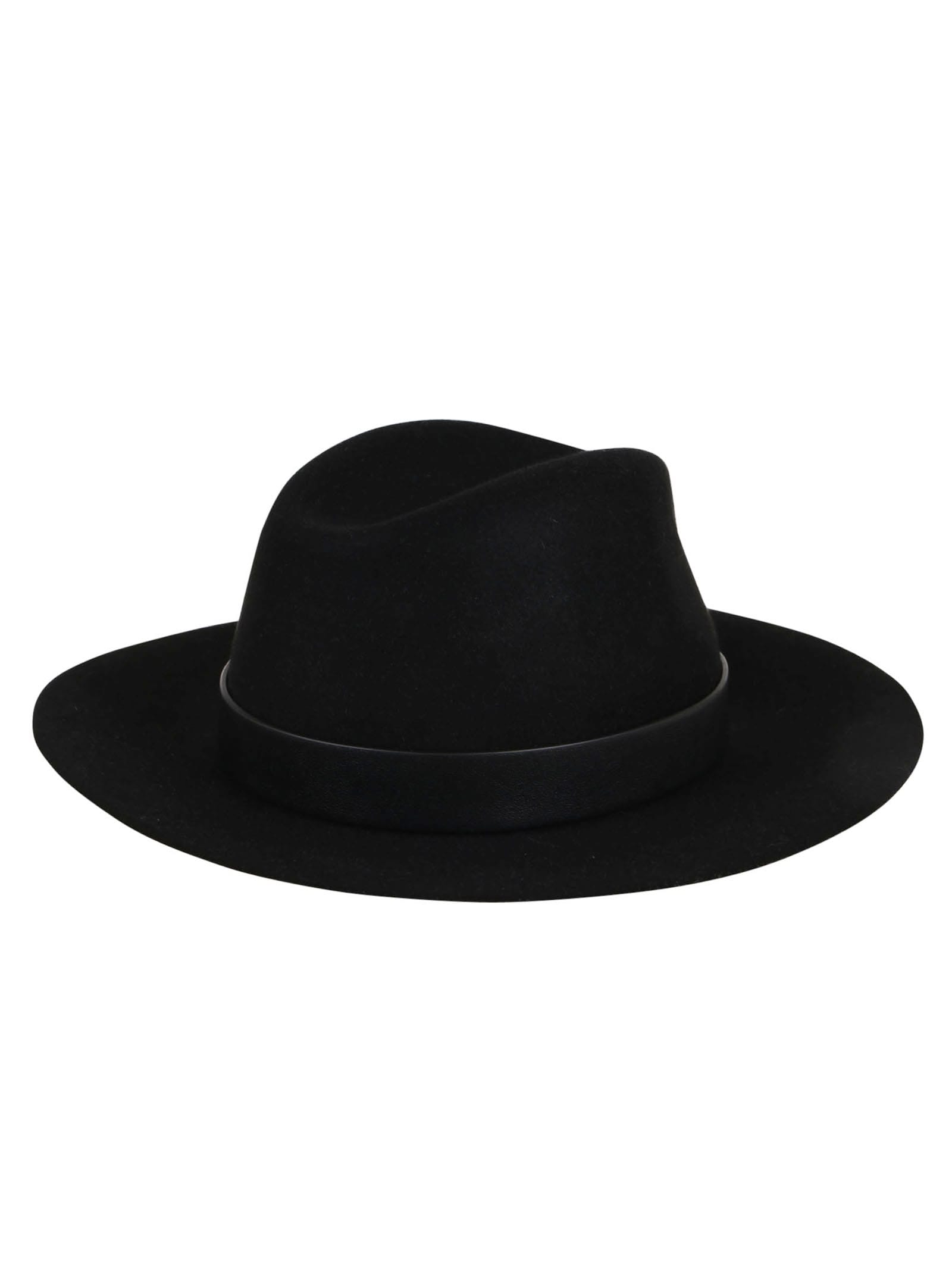 Shop Valentino Fedora Vlogo In No Nero