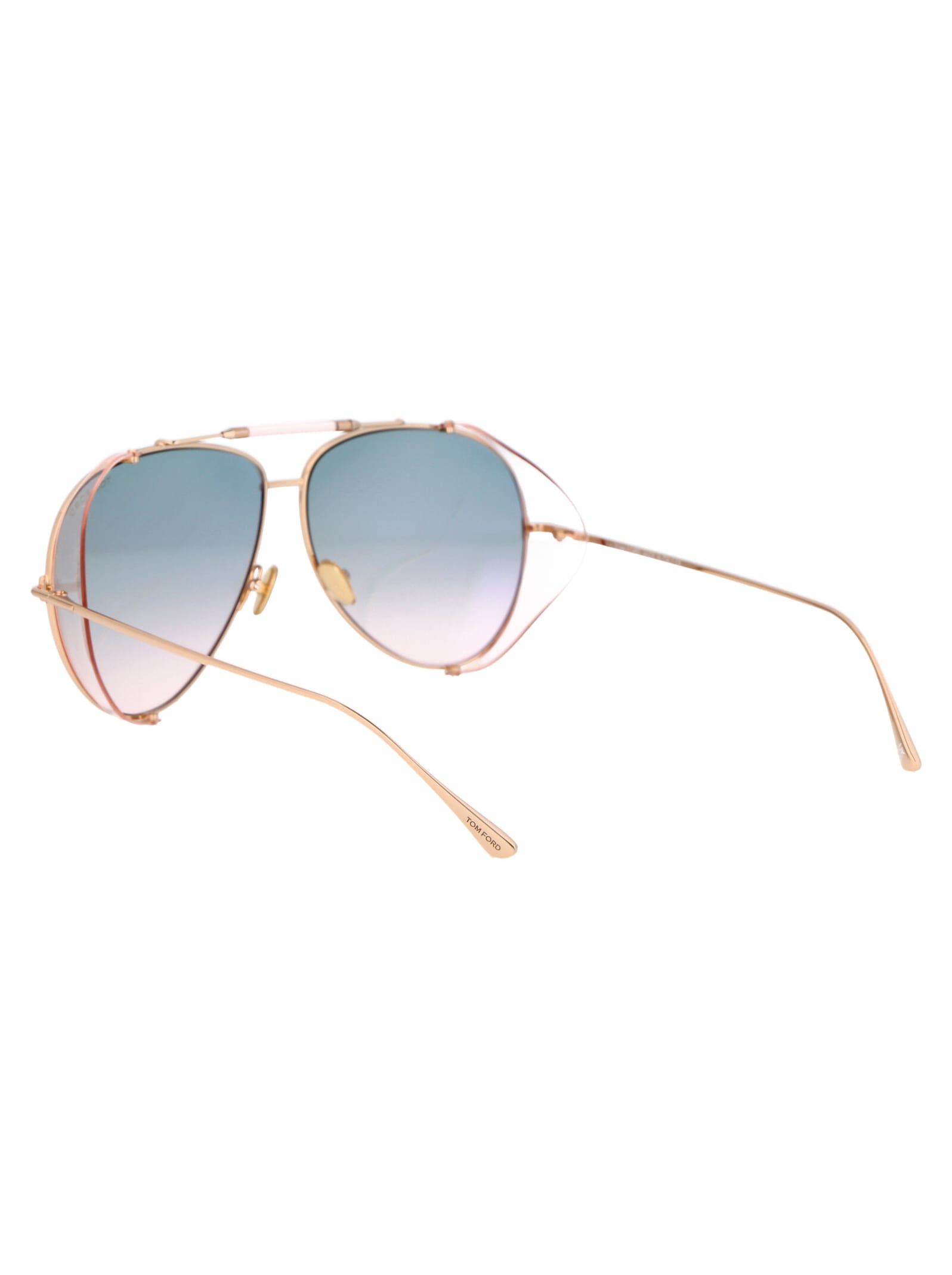 Shop Tom Ford Ft0900 Sunglasses In 28p Gold