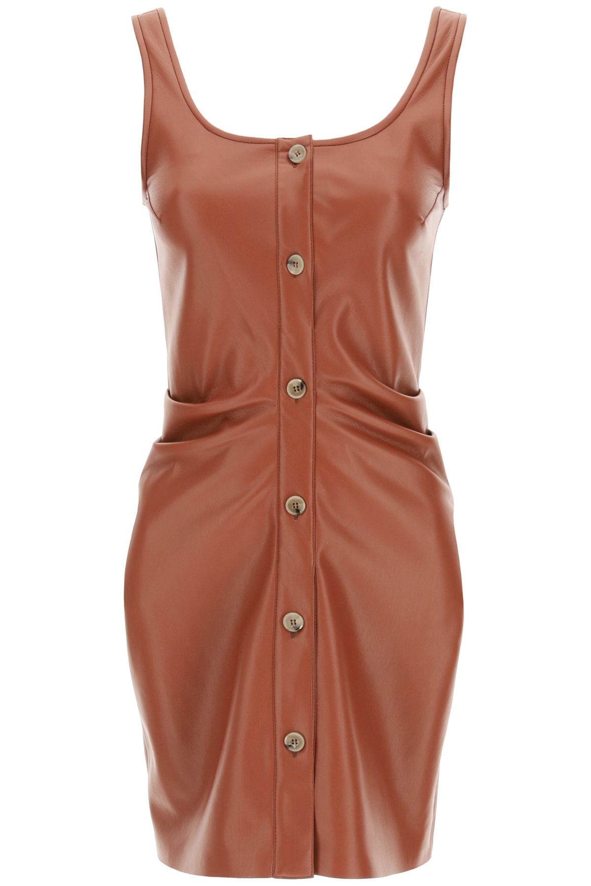 Photo of  Nanushka Ernie Dress In Vegan Leather- shop Nanushka Dresses online sales