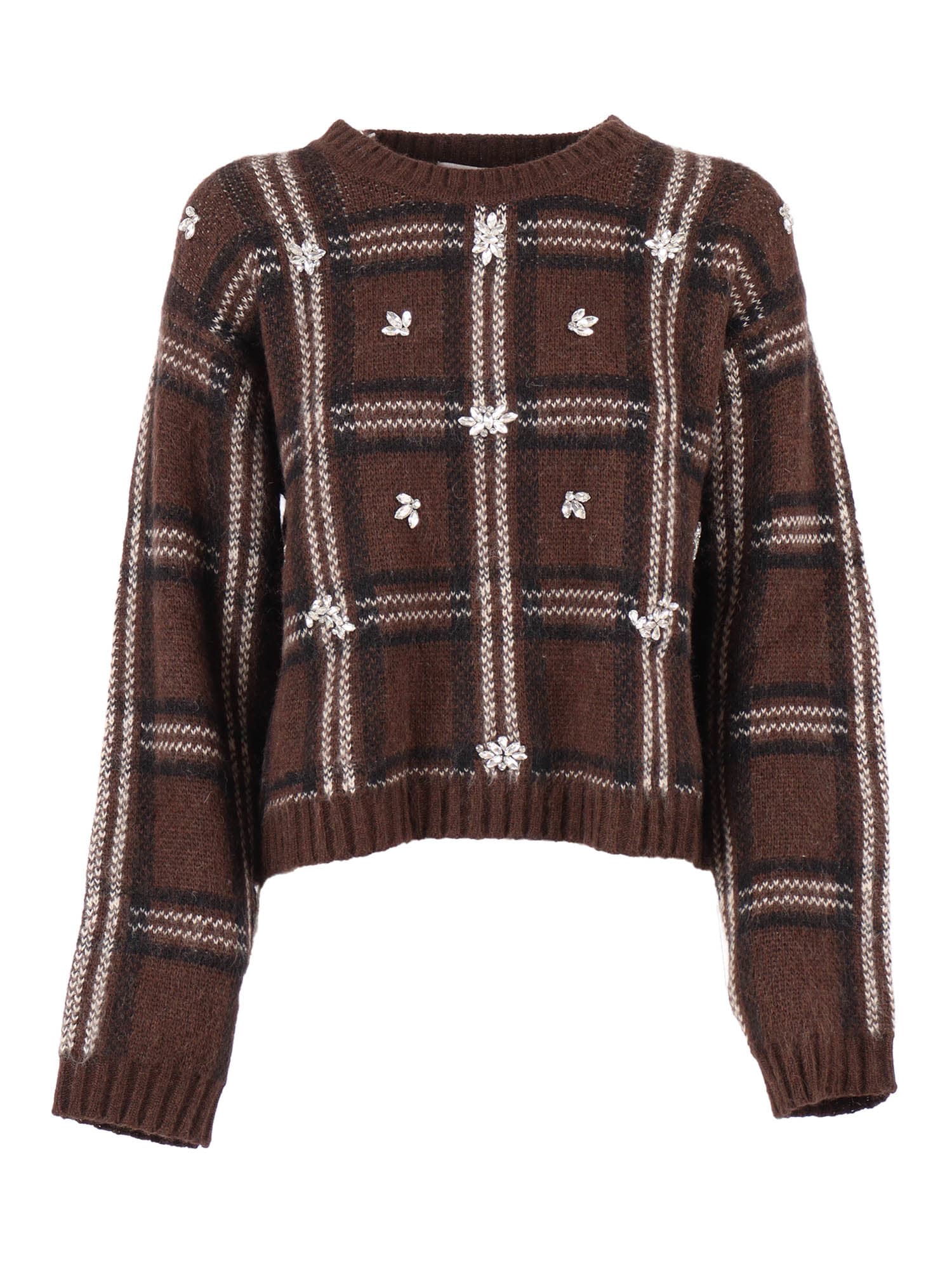 Ermanno Ermanno Scervino Sweater In Brown