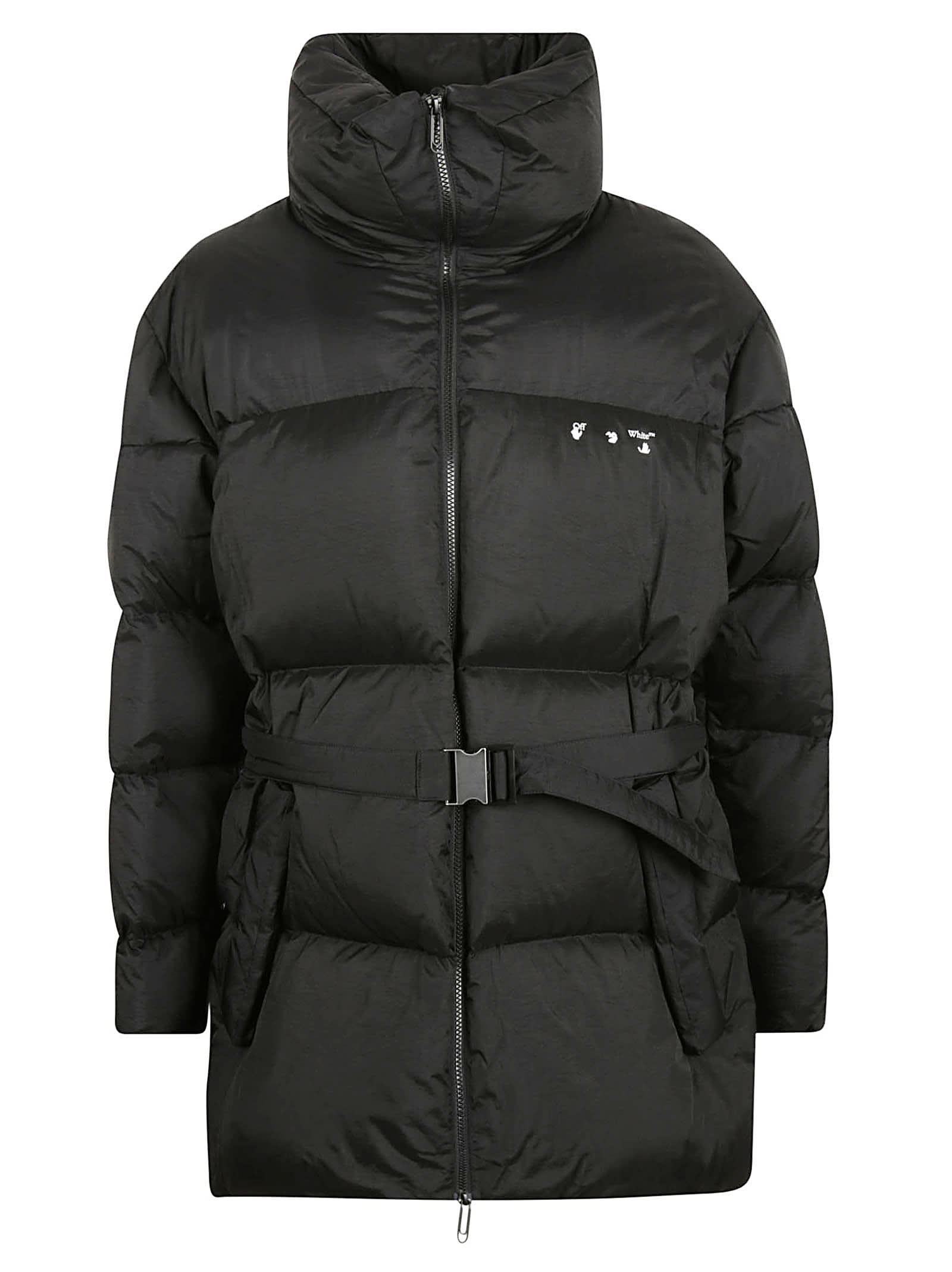 Off-White Tuc Detail Puffer Jacket