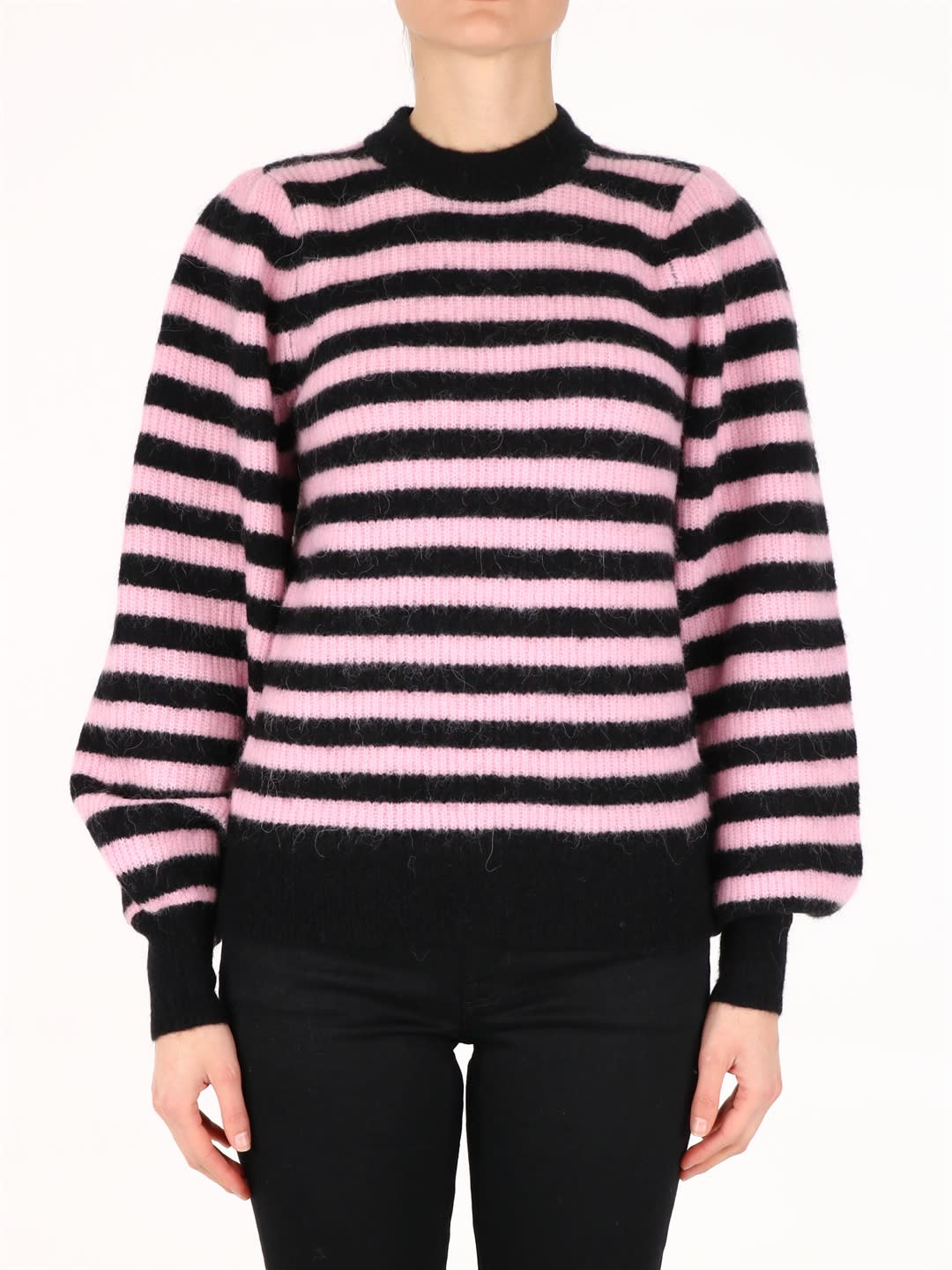 Ganni Soft Wool Striped Sweater