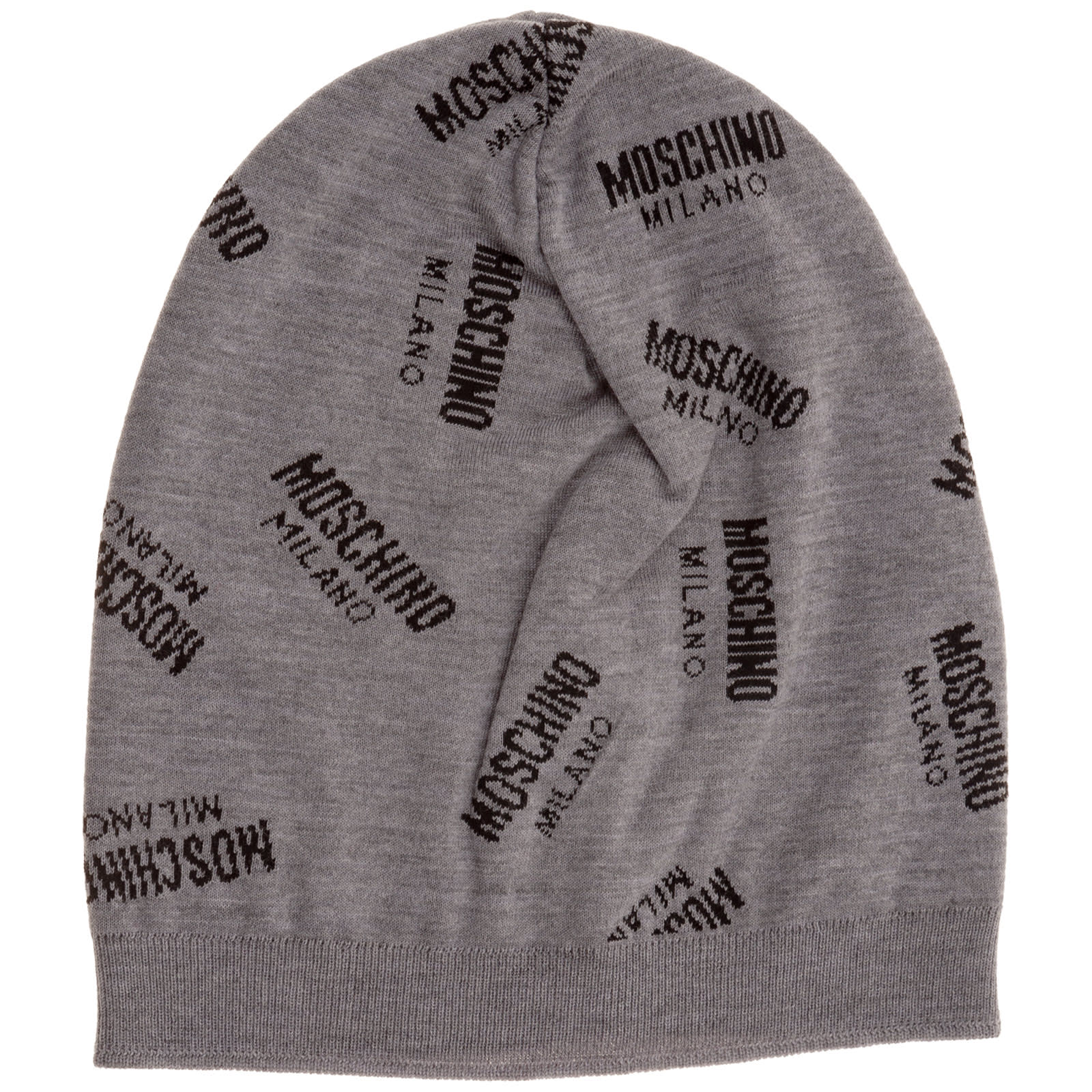 MOSCHINO DOUBLE QUESTION MARK BEANIE,M525060068014