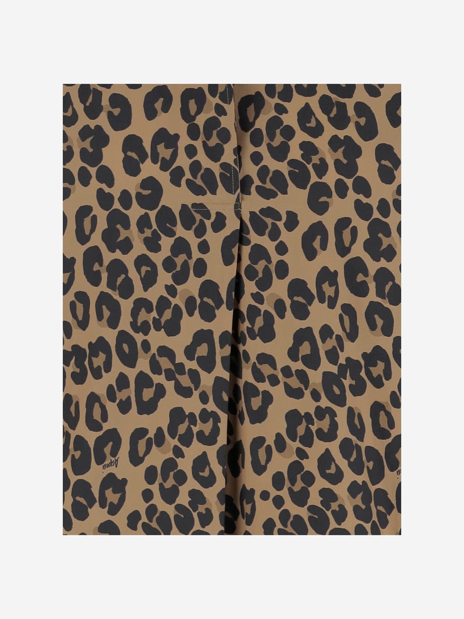 Aspesi Cotton Shirt With Leo Pattern In Spotted