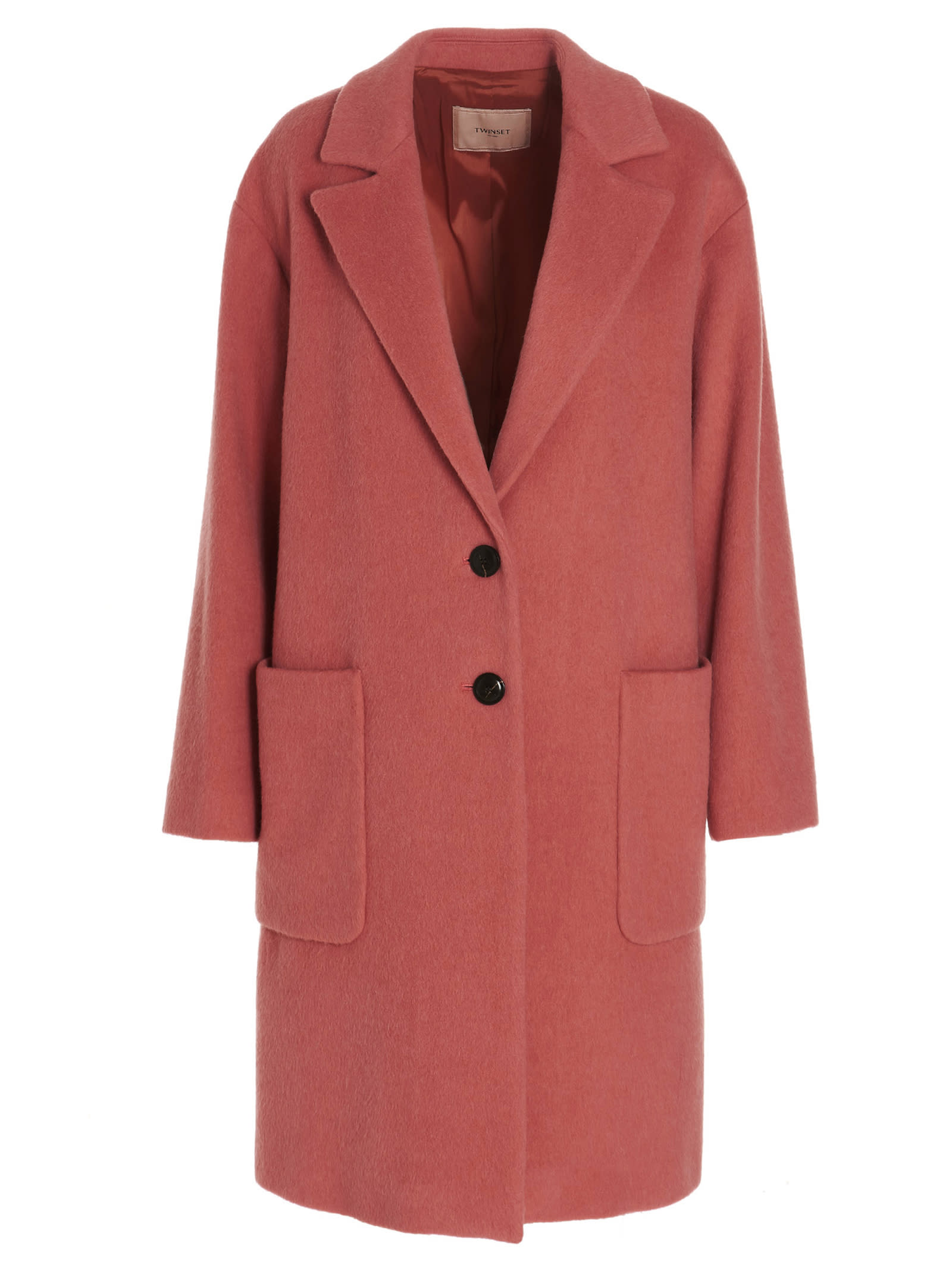 TwinSet Combed Wool Coat