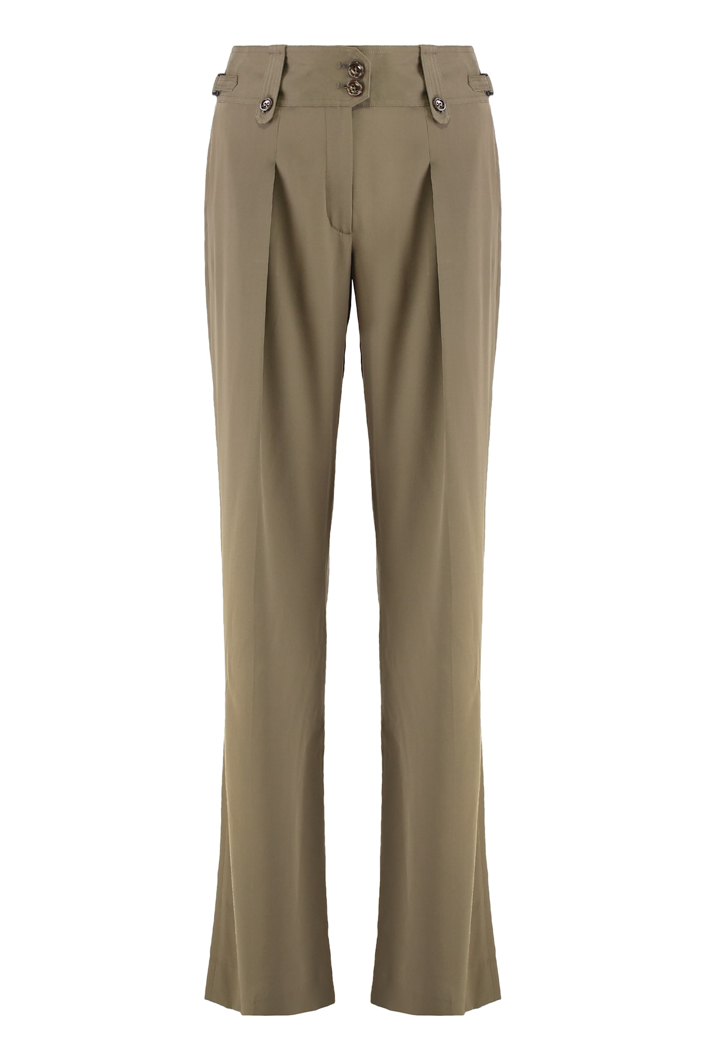 Tom Ford Silk Trousers In Brown
