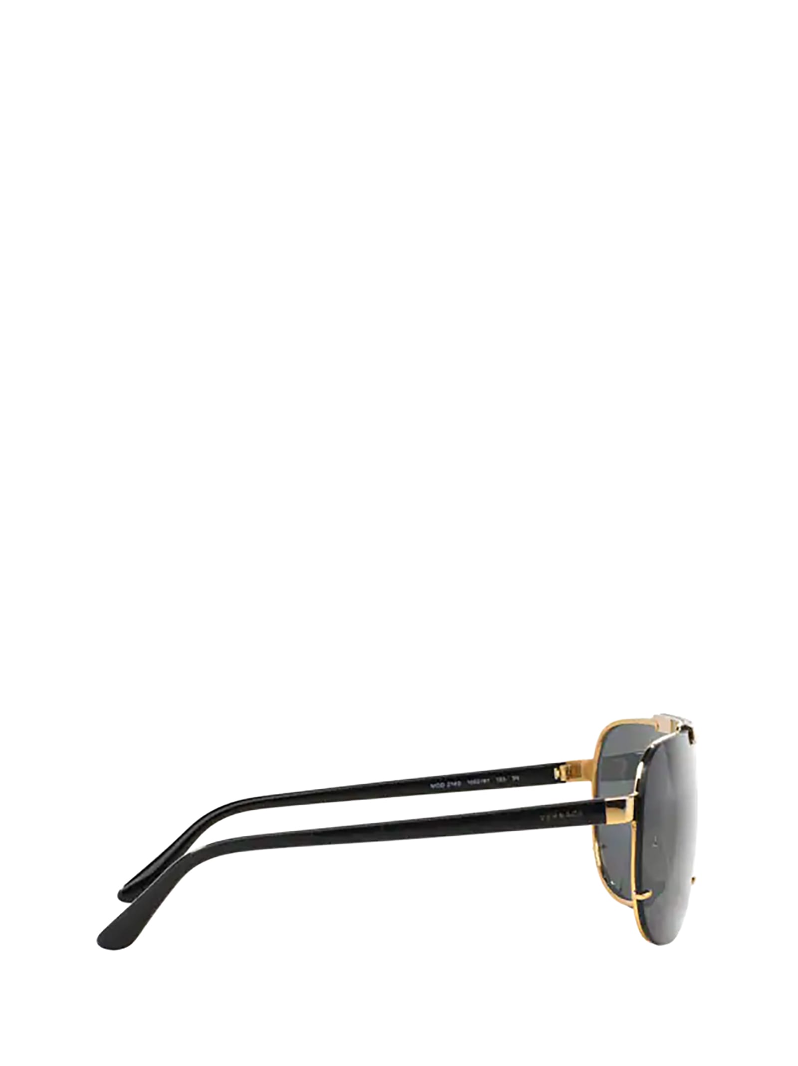 Shop Versace Ve2140 Gold Sunglasses