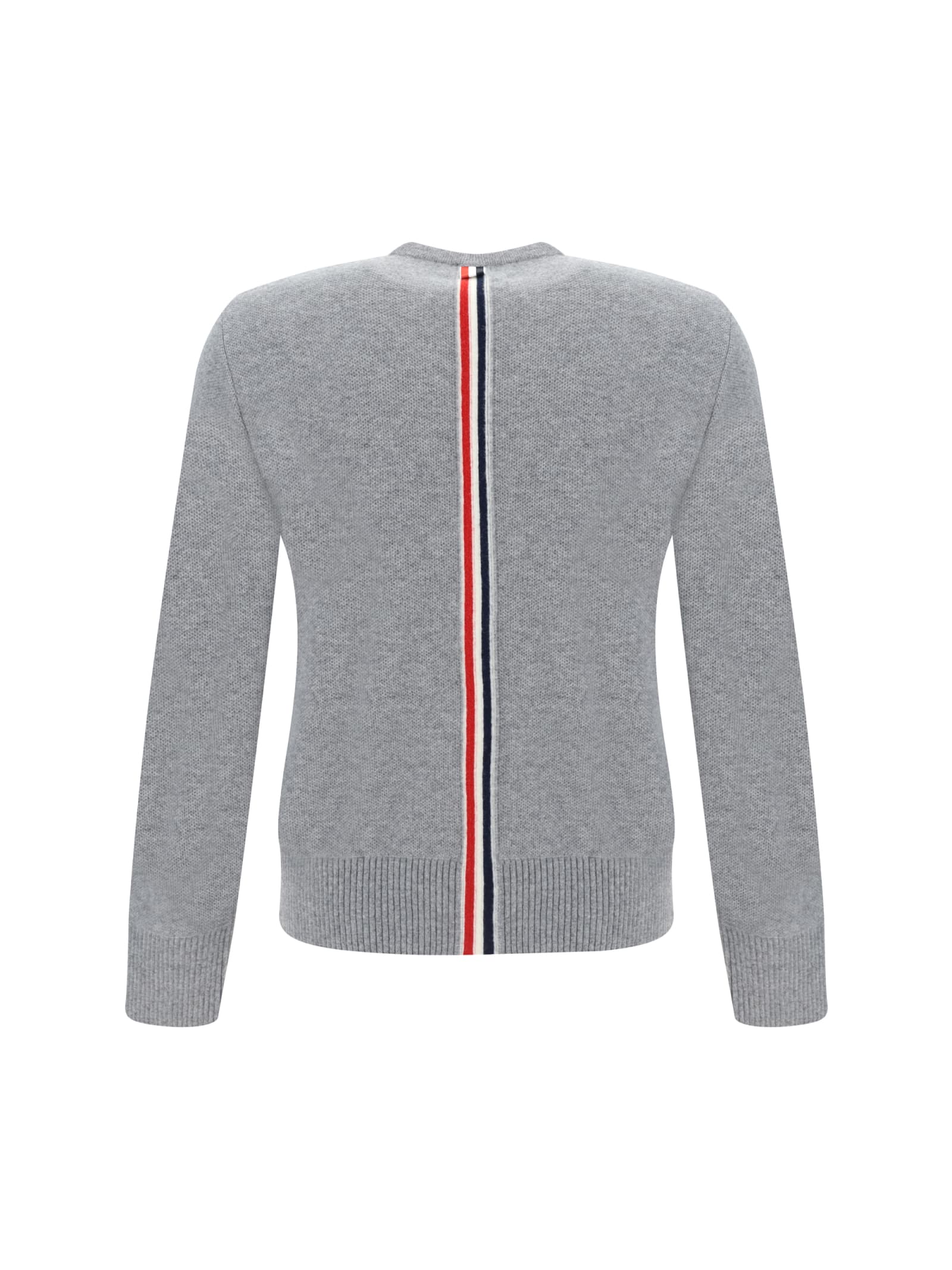 Shop Thom Browne Sweater In Lt Grey