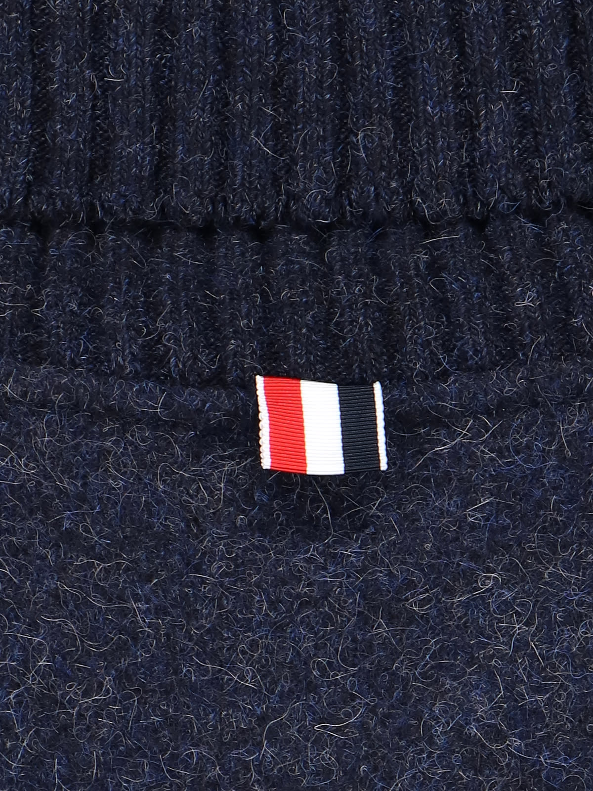 Shop Thom Browne Zip Sweater In Blue