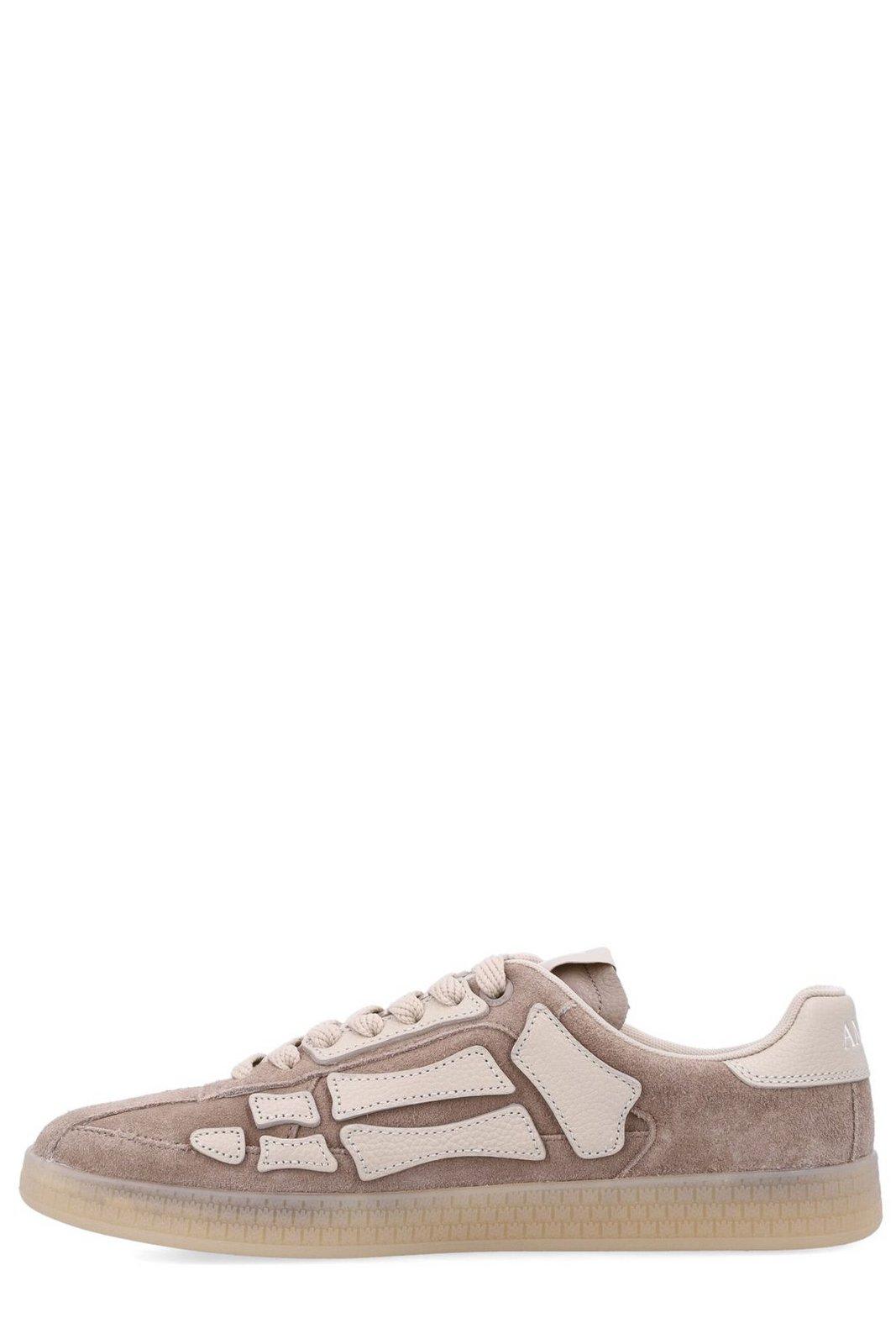 Shop Amiri Pacific Bones Sneakers In Marrone