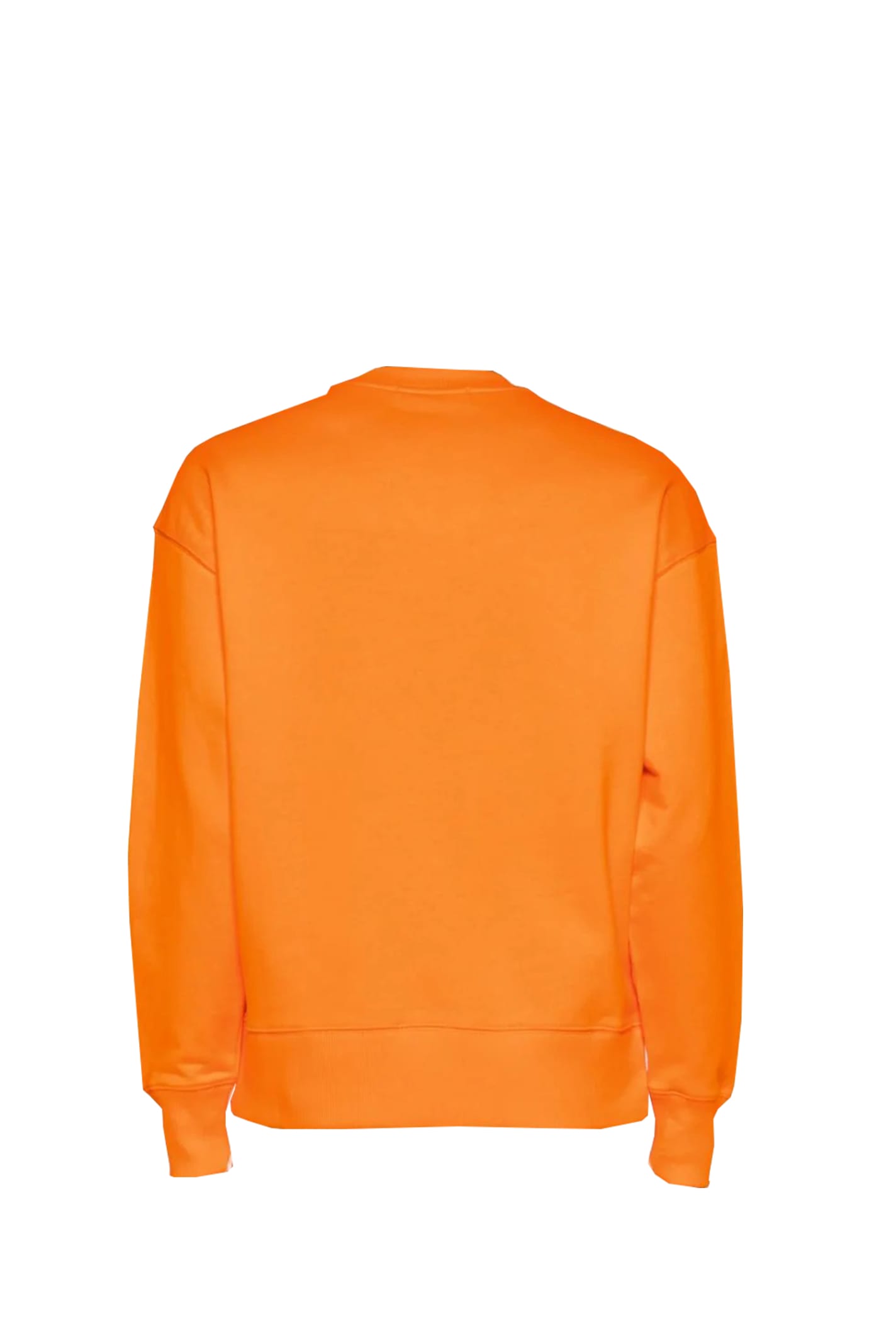 Shop Msgm Sweatshirt In Orange