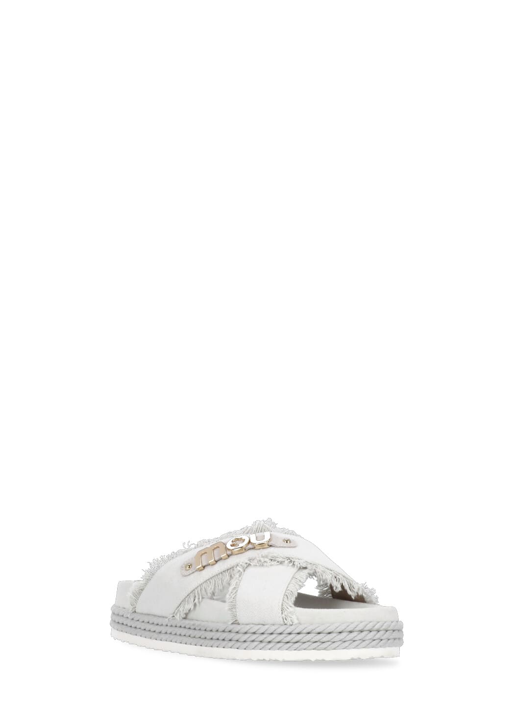 MOU BIO CRISS-CROSS SANDALS 