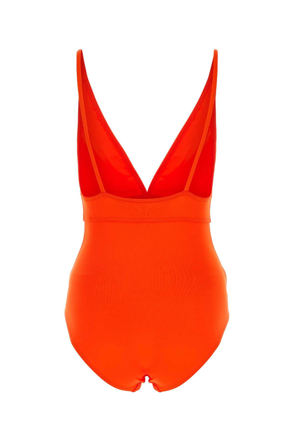 Shop Eres Orange Stretch Nylon Swimsuit In Soleil24e