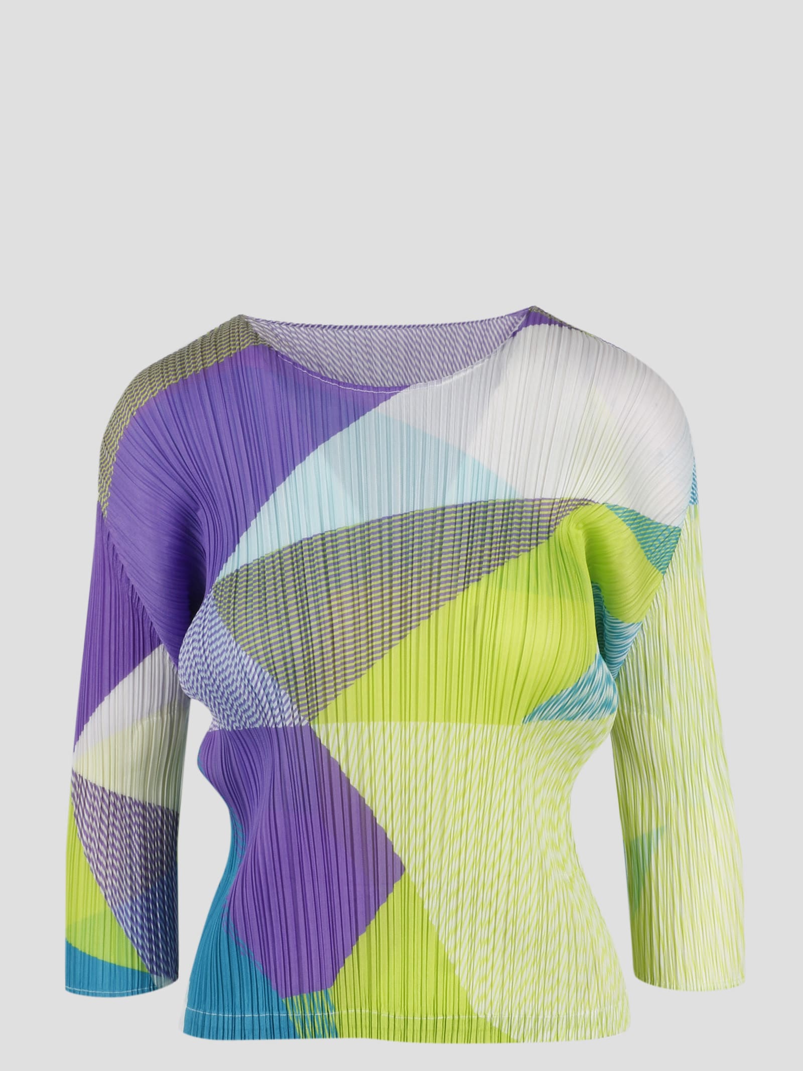 Issey Miyake Crossroad Top In Multicolour | ModeSens