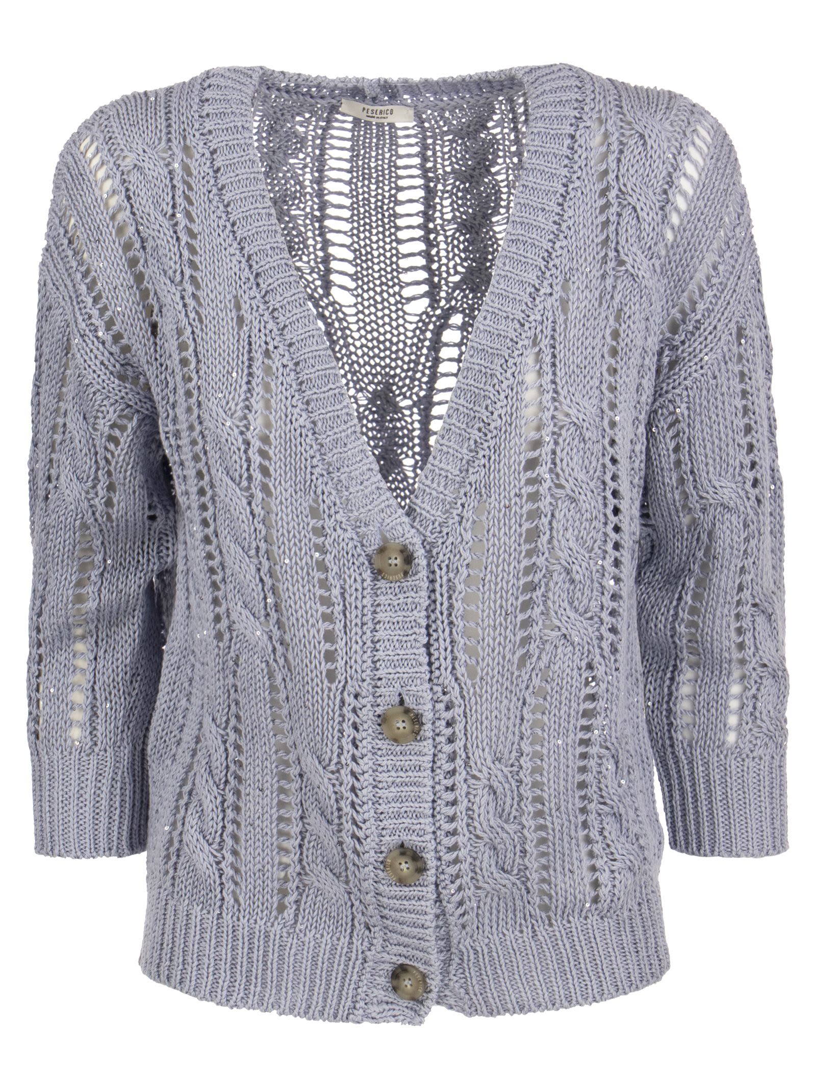 Peserico Tricot Cardigan With Buttons