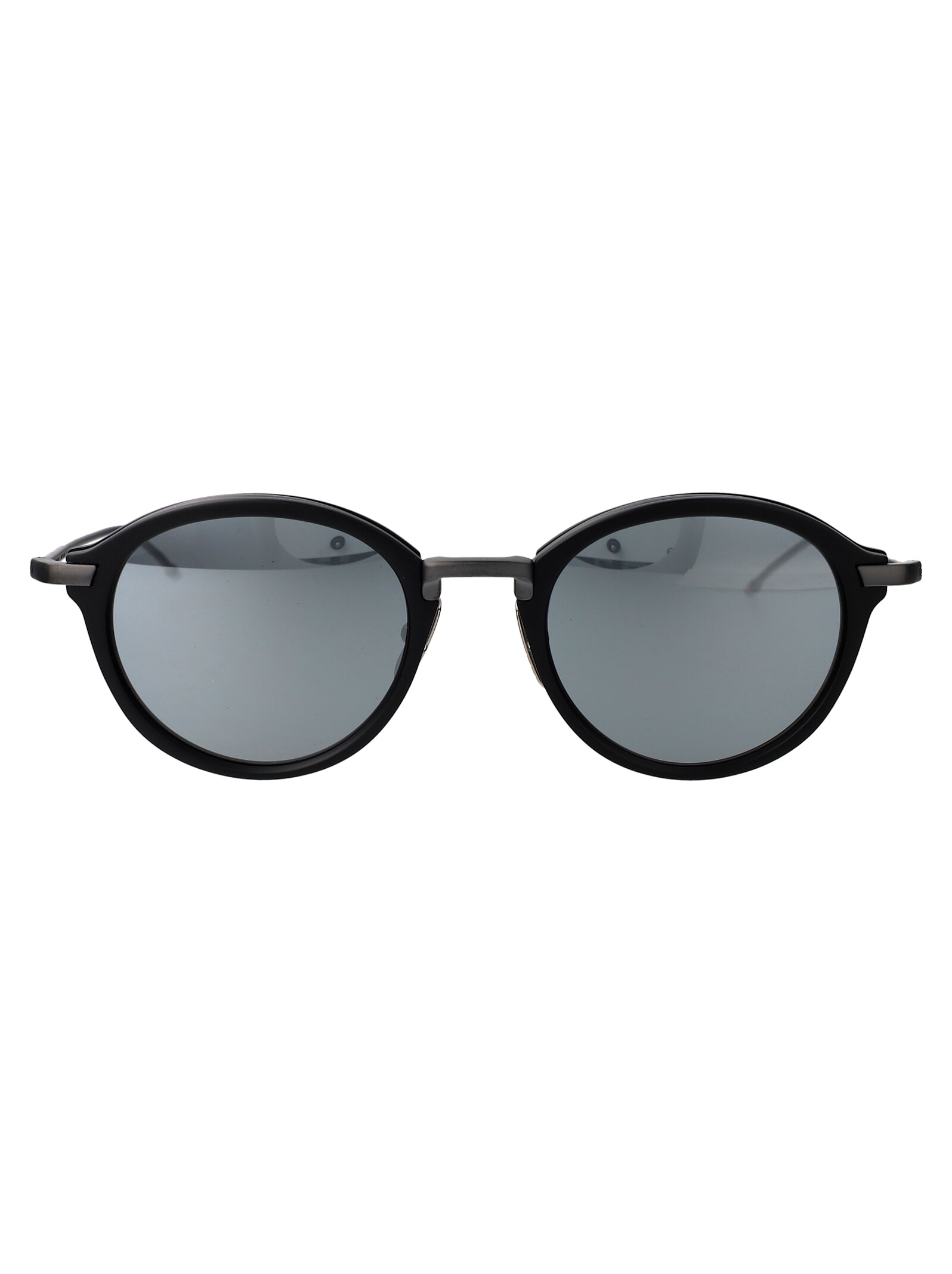 Shop Thom Browne Ues011a-g0003 Sunglasses In Matte Black