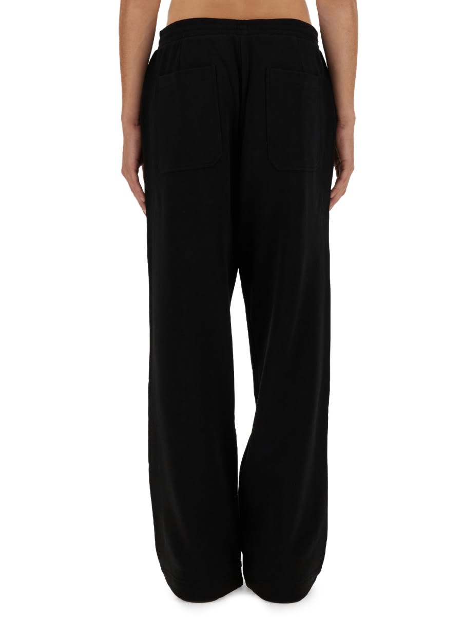 Shop Helmut Lang Jogging Pants With Zipper In Black