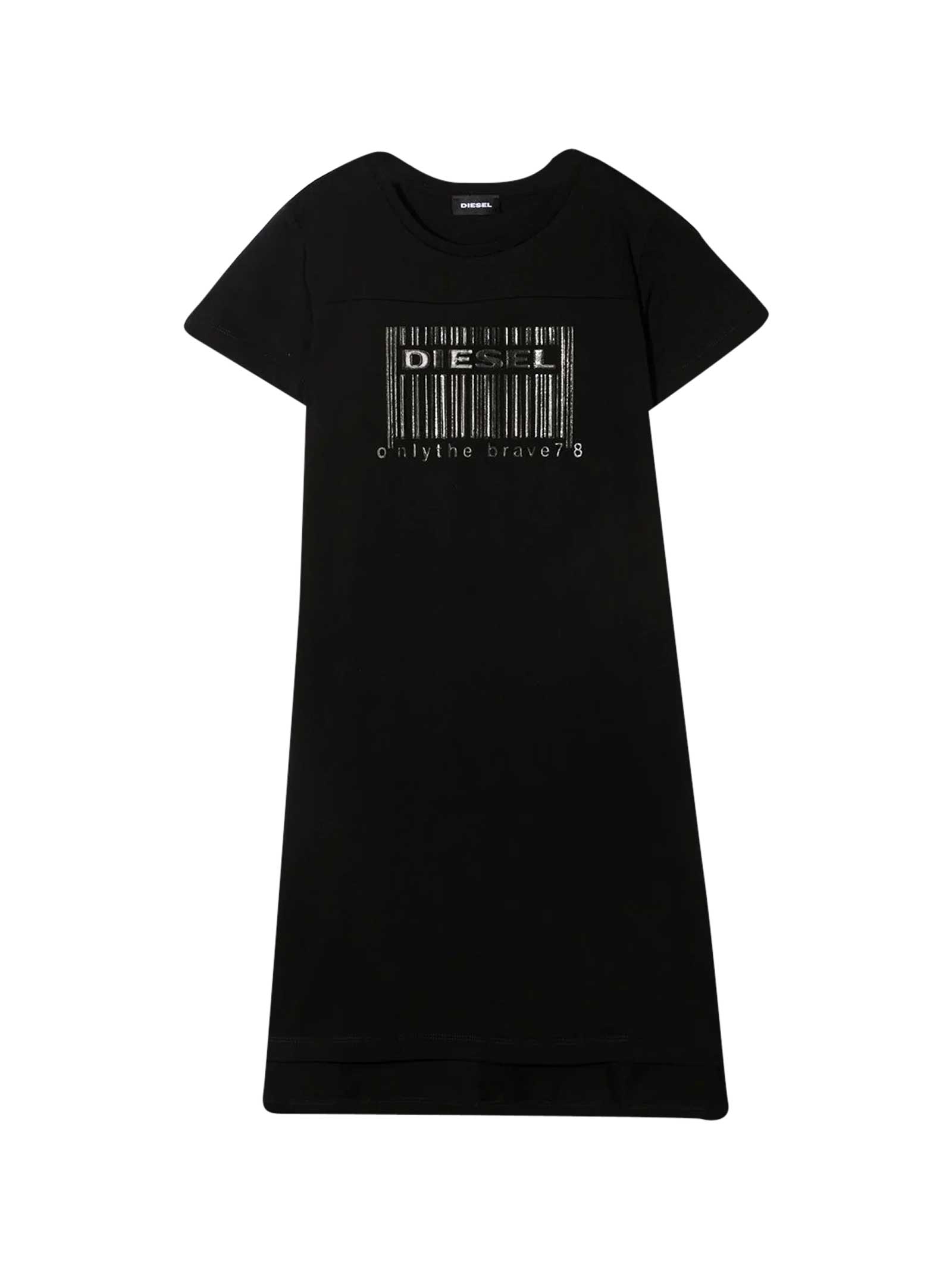 Diesel Black T-shirt Dress