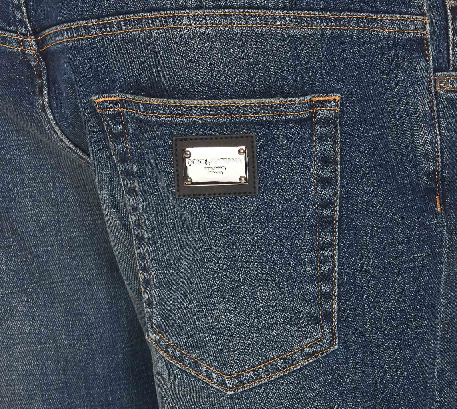 Shop Dolce & Gabbana Denim Jeans In Blue