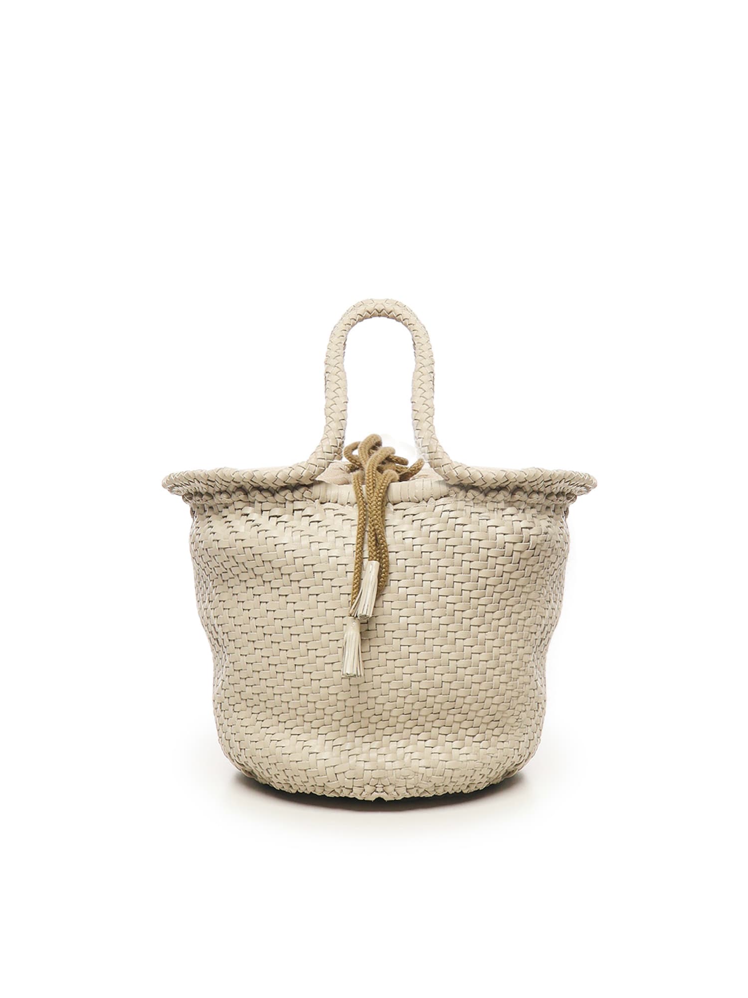 Dragon Diffusion Panier Drawstring Bag In White