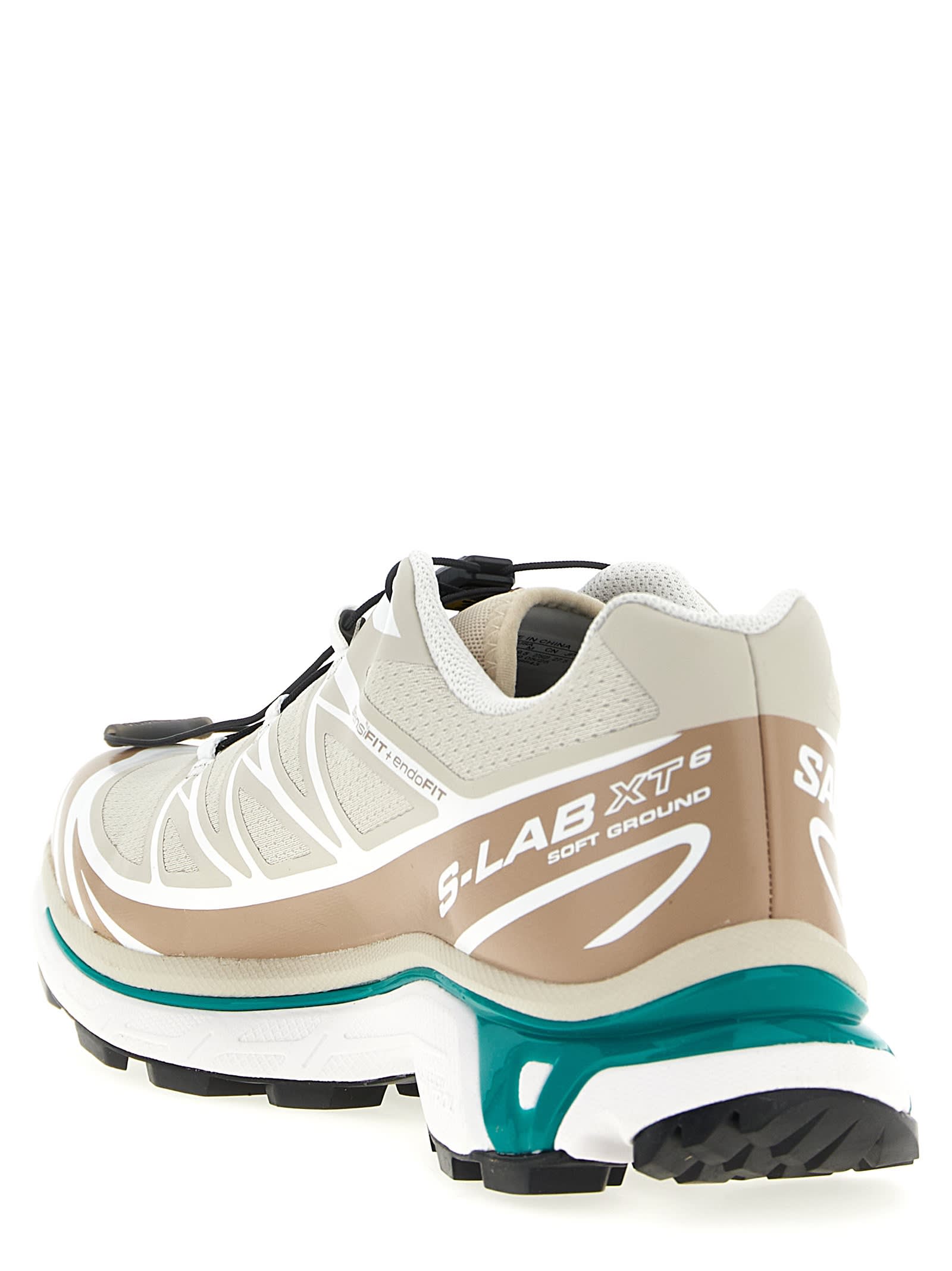 Salomon Xt-6 Low-top Nylon Sneakers In Neutral