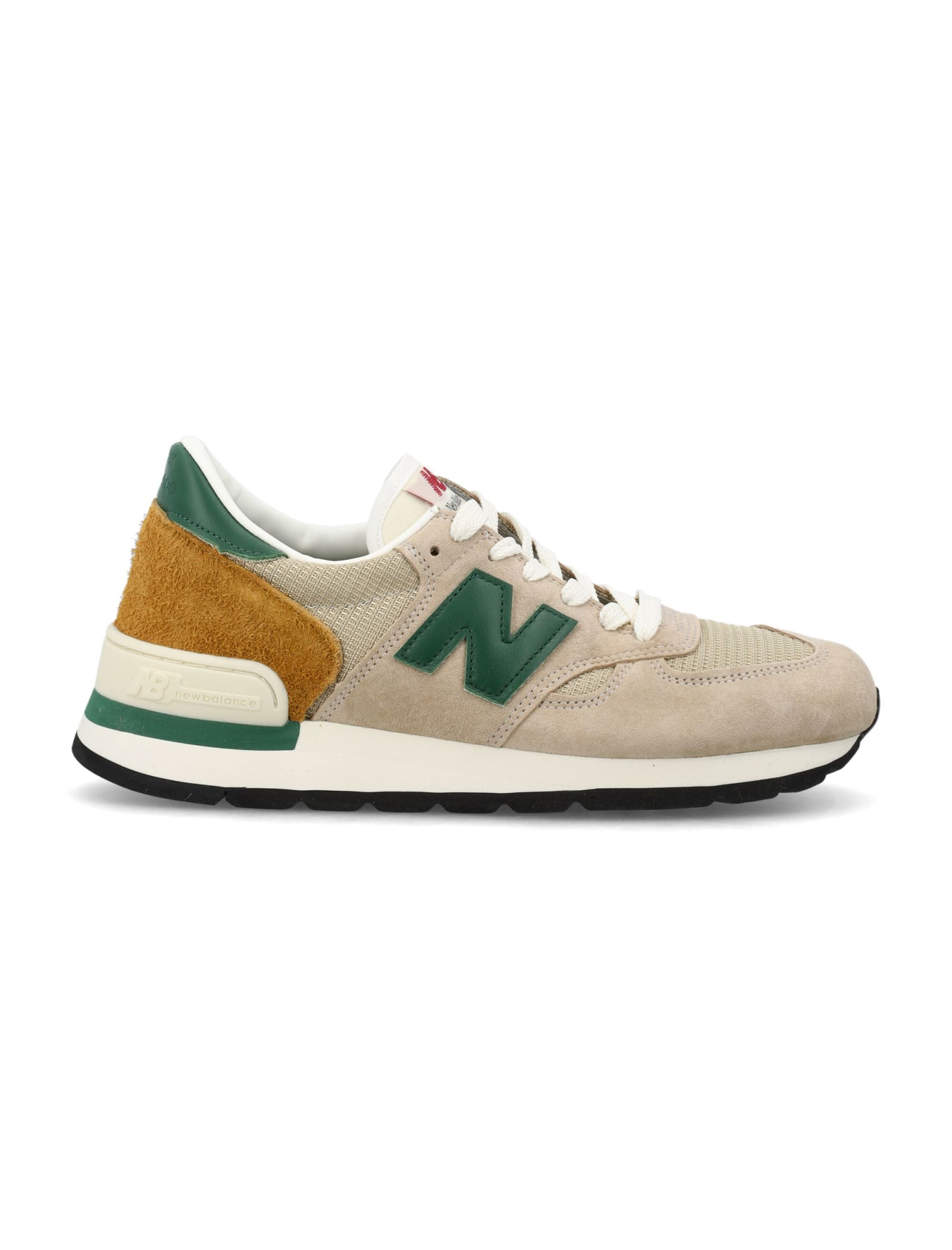 New Balance Beige & Green Made In Trainers In Mid Brown | ModeSens