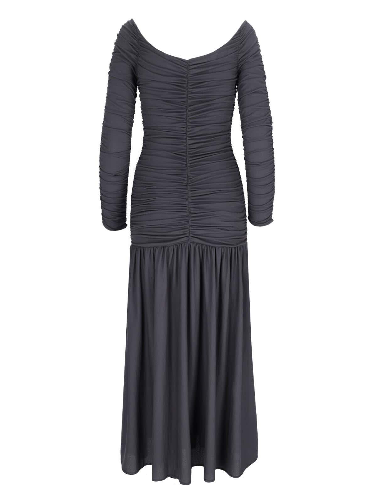 PALOMA WOOL MAXI DRAPED DRESS 