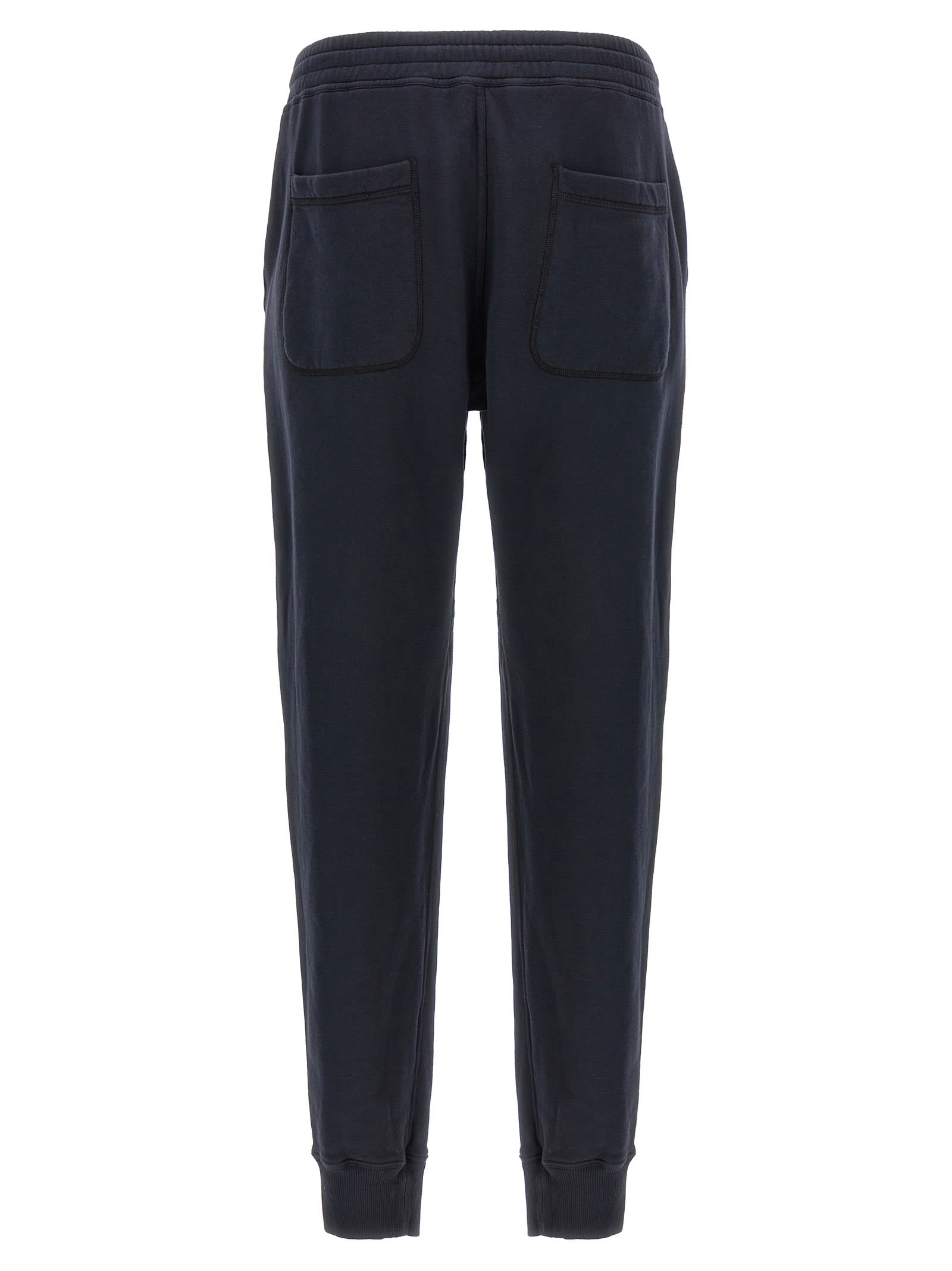 Shop Tom Ford Vintage Garment Dyed Joggers In Blue