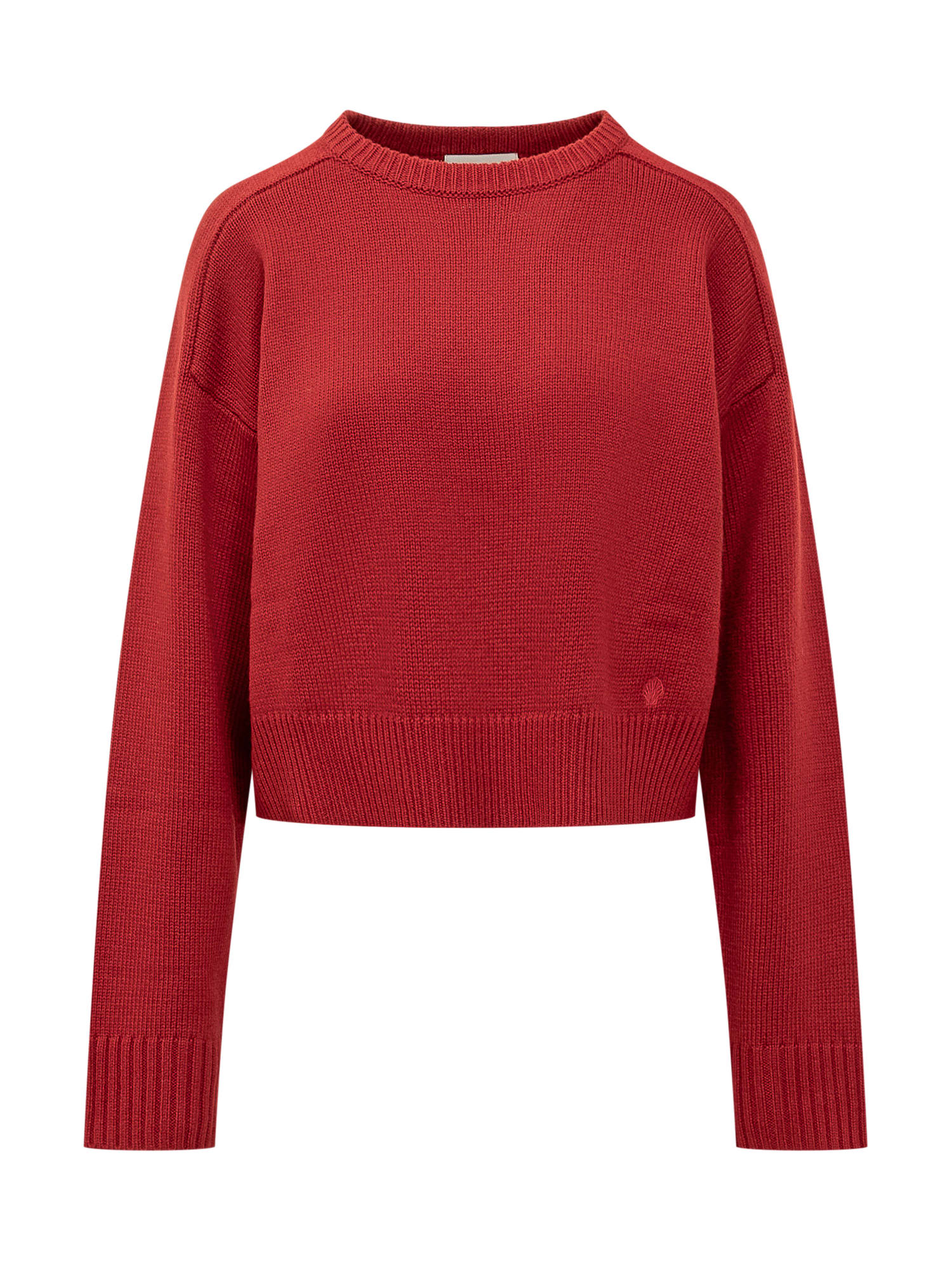 Shop Loulou Studio Oversized Sweater In Burgundy