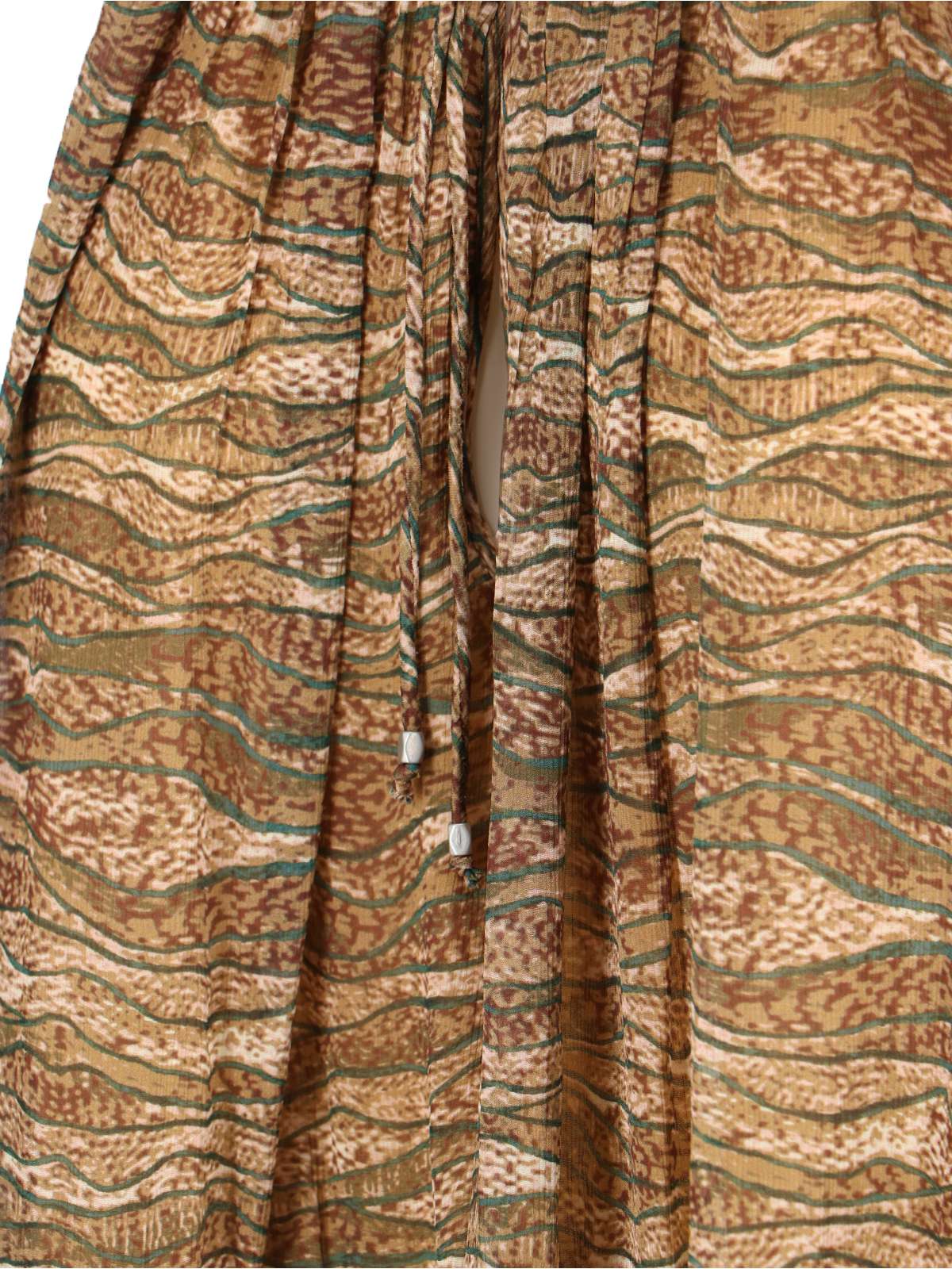 Isabel Marant Étoile Knee Length Tiered Halter Dress With Drawstring In Brown