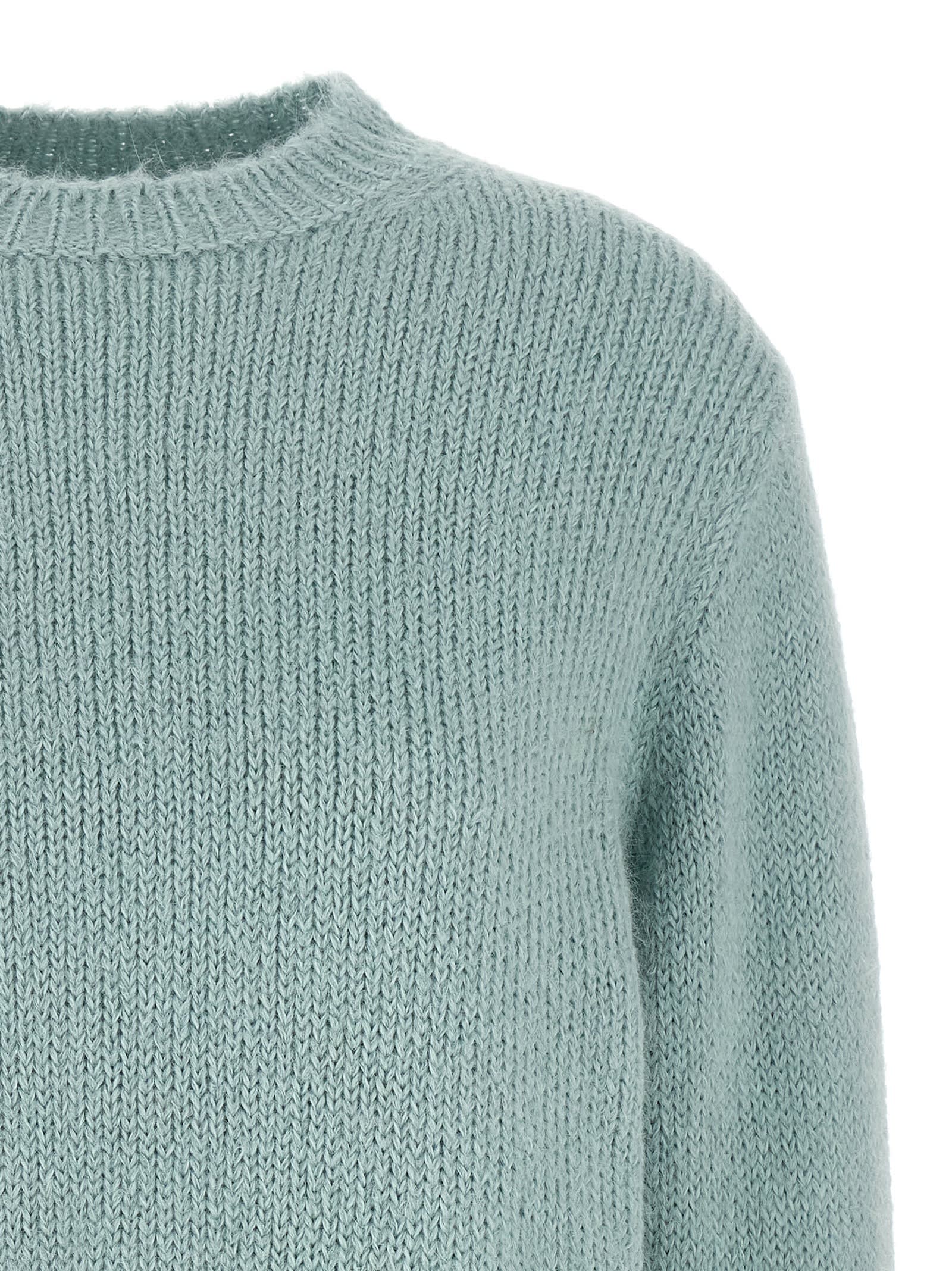 Jil Sander Crewneck Sweater Sweaters And Cardigans Light Blue In Blue